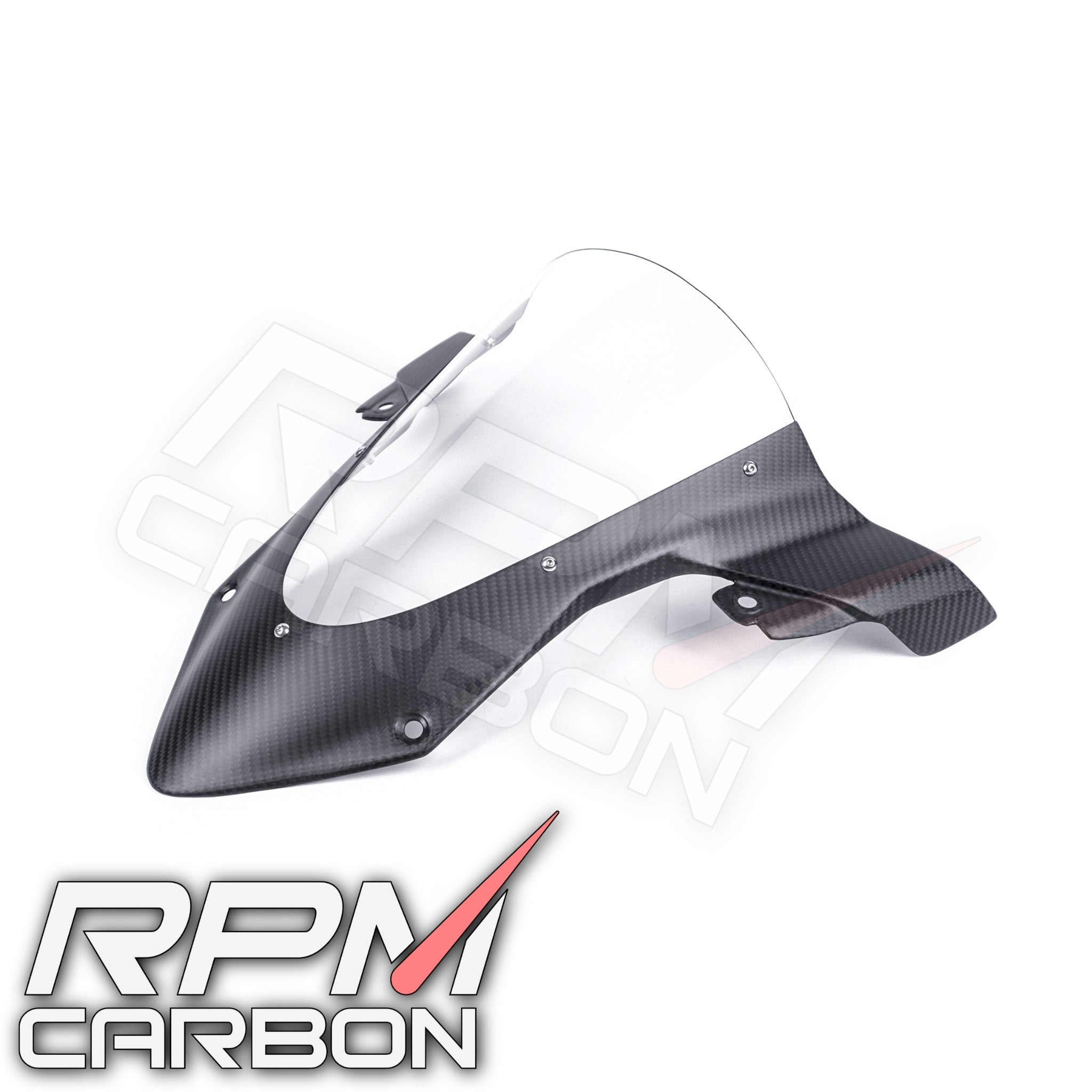 BMW S1000RR Windshield Carbon - Clear Glass (See Description)