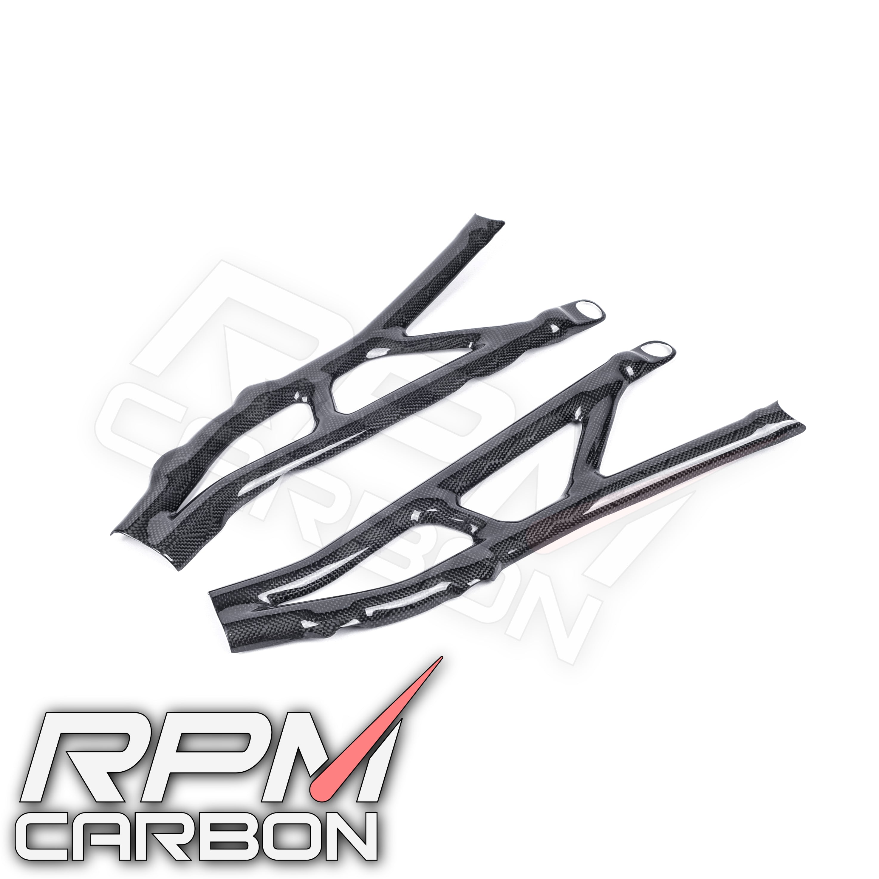 BMW S1000RR 2020 Swingarm Covers Protectors in Carbon Fiber - Style A