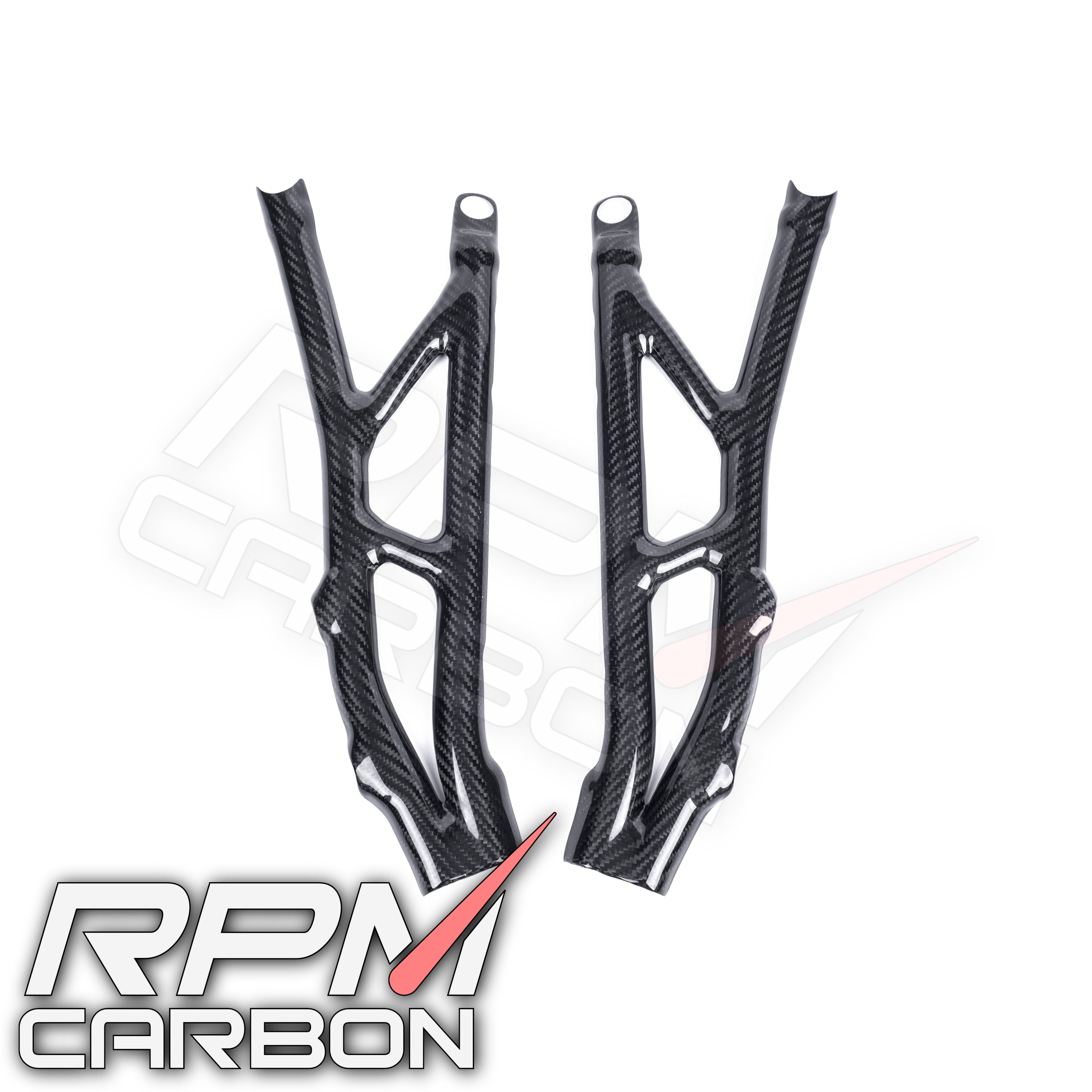 BMW S1000RR 2020 Swingarm Covers Protectors in Carbon Fiber - Style A