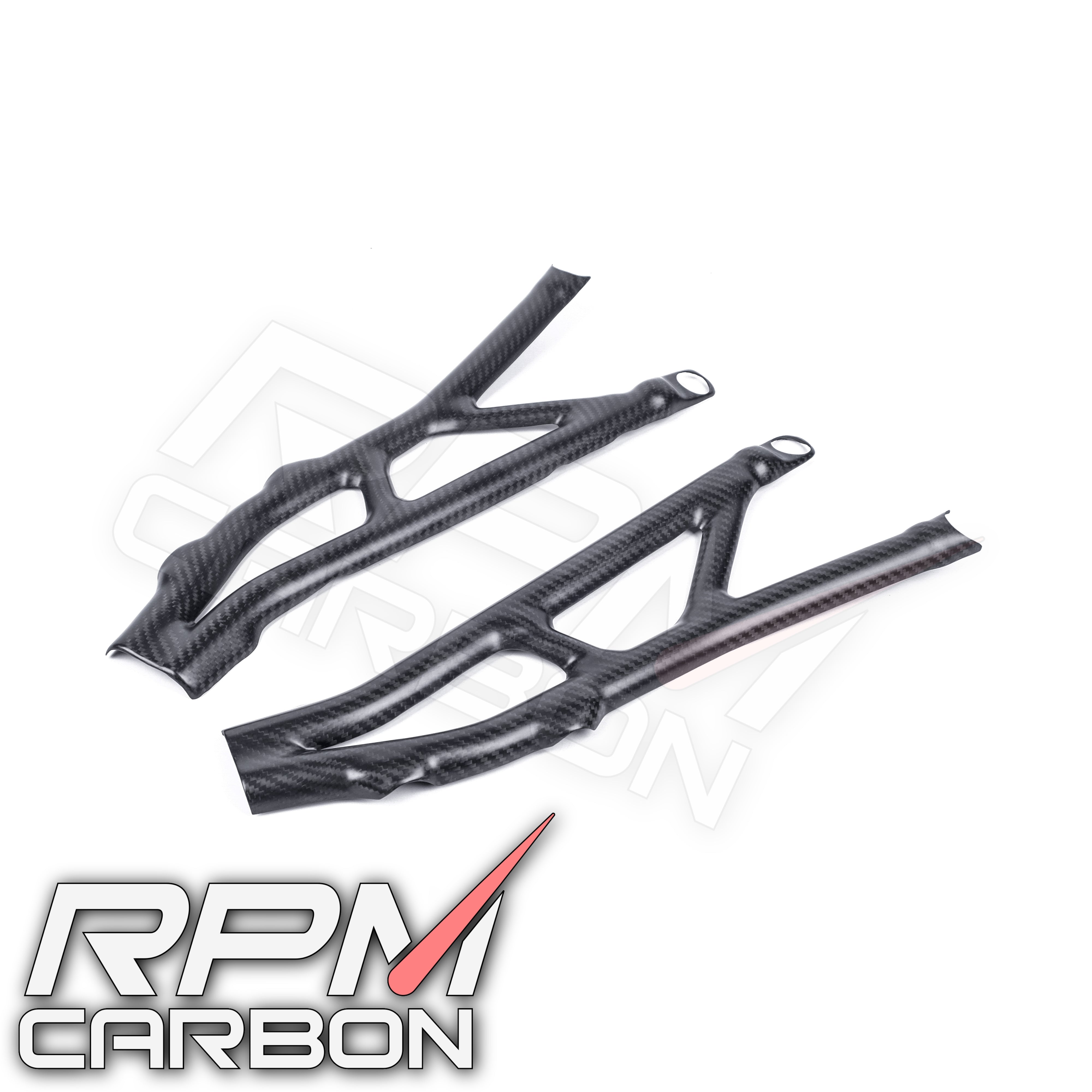 BMW S1000RR 2020 Swingarm Covers Protectors in Carbon Fiber - Style A