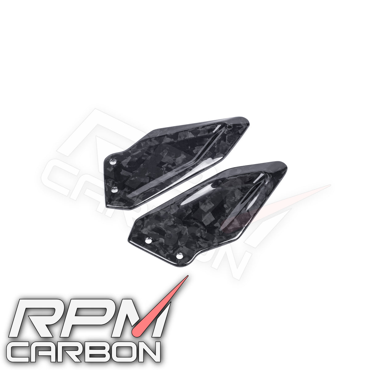 BMW S1000RR M1000RR M Rearset Carbon Fiber Heel Guards (Read Description)