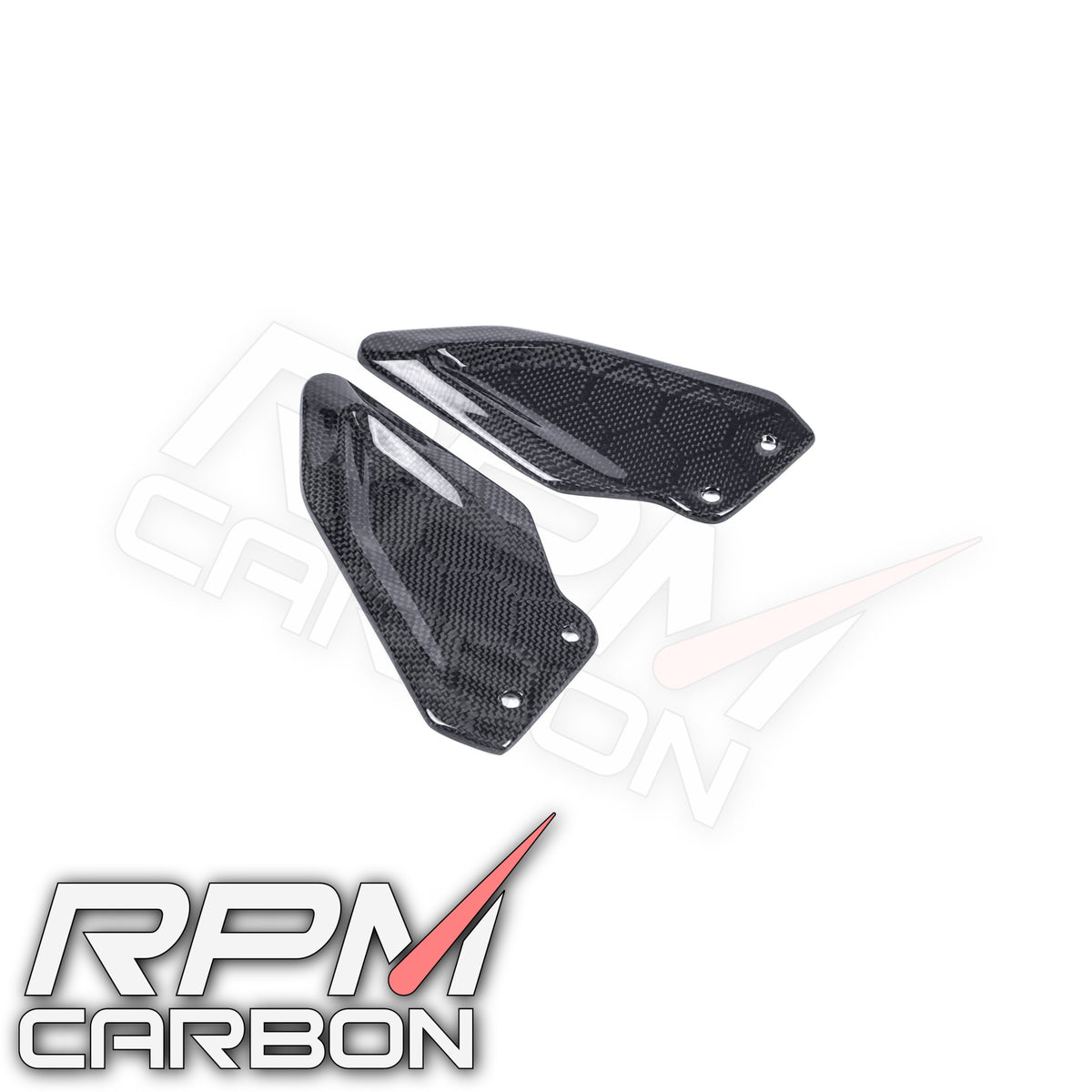 BMW S1000RR M1000RR M Rearset Carbon Fiber Heel Guards (Read Description)