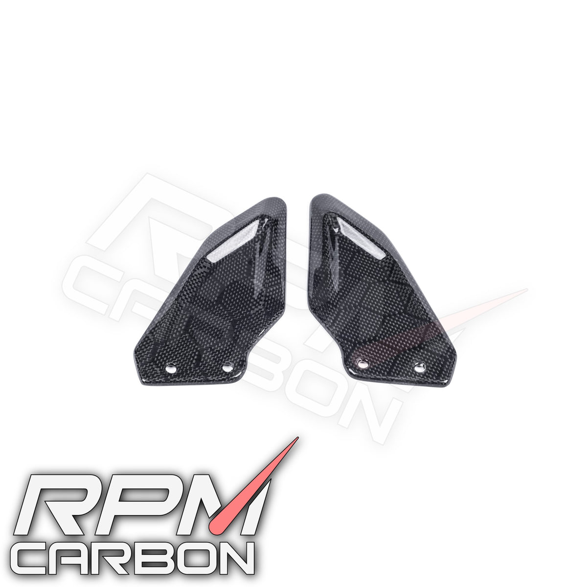 BMW S1000RR M1000RR M Rearset Carbon Fiber Heel Guards (Read Description)