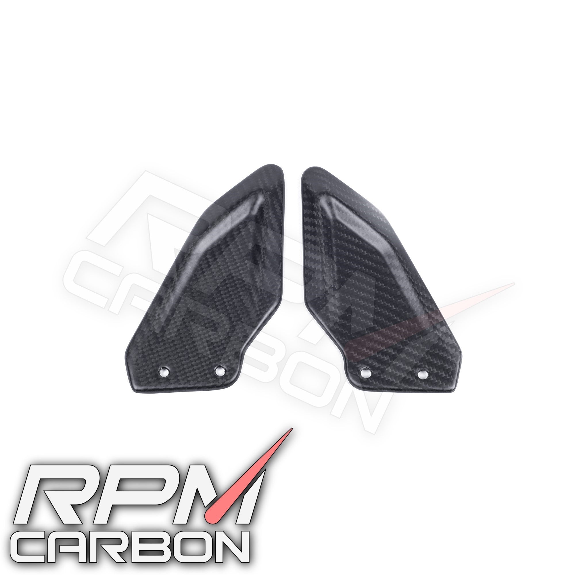 BMW S1000RR M1000RR M Rearset Carbon Fiber Heel Guards (Read Description)