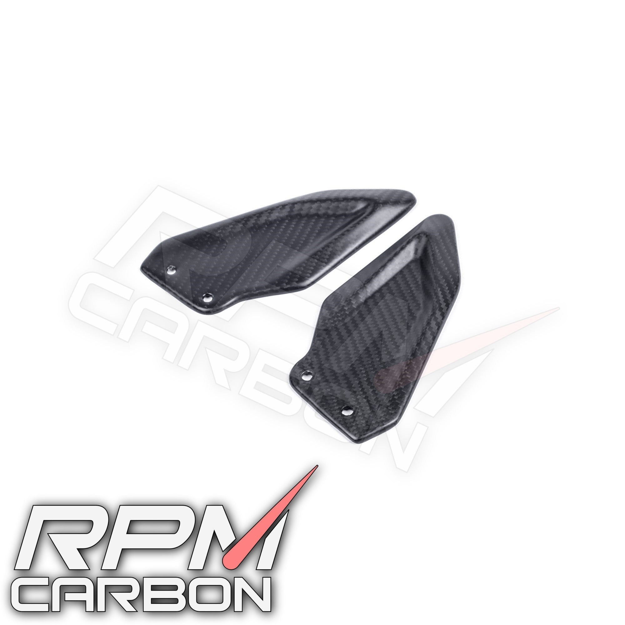 BMW S1000RR M1000RR M Rearset Carbon Fiber Heel Guards (Read Description)