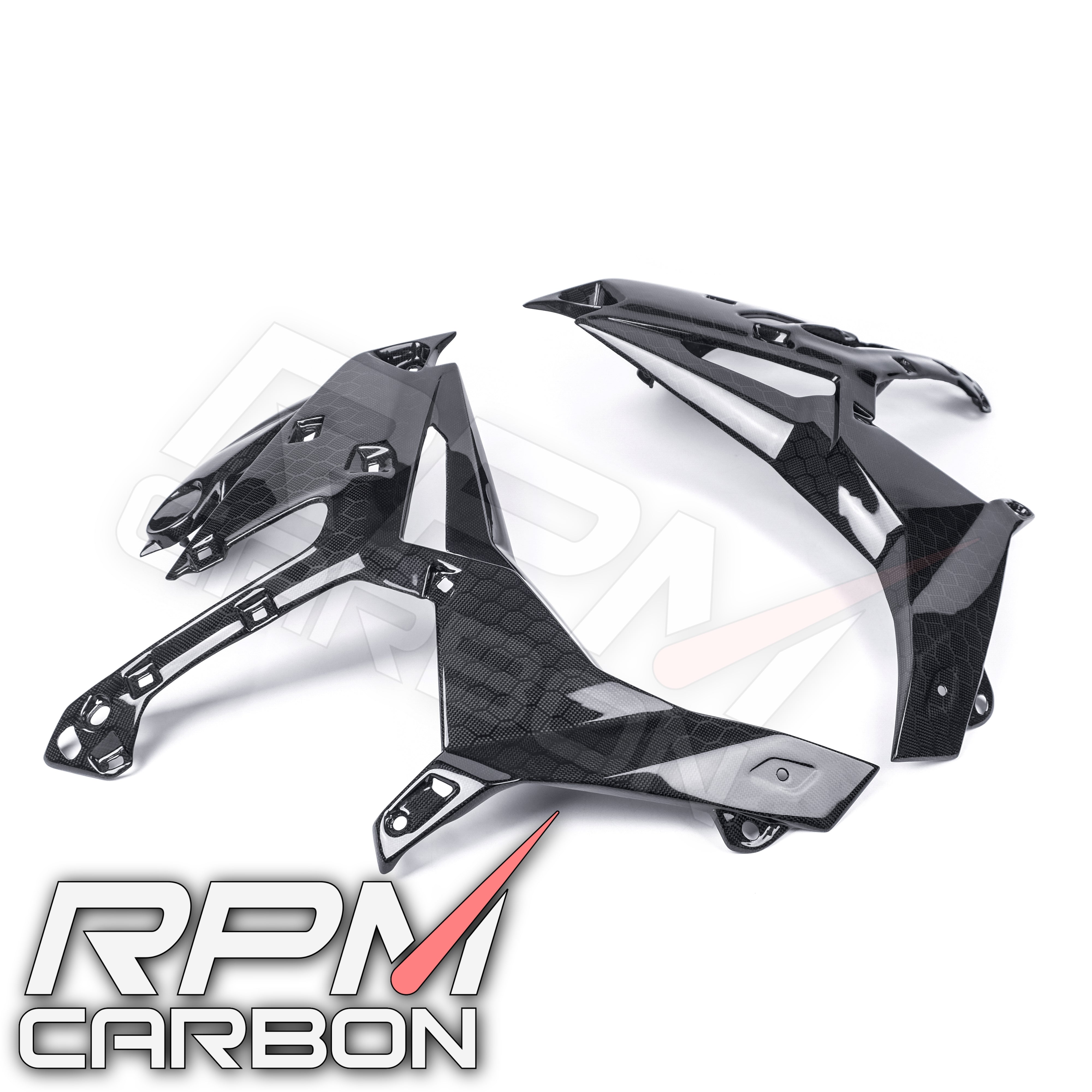 BMW S1000R Carbon Fiber Inner Side Fairings (Read Description)