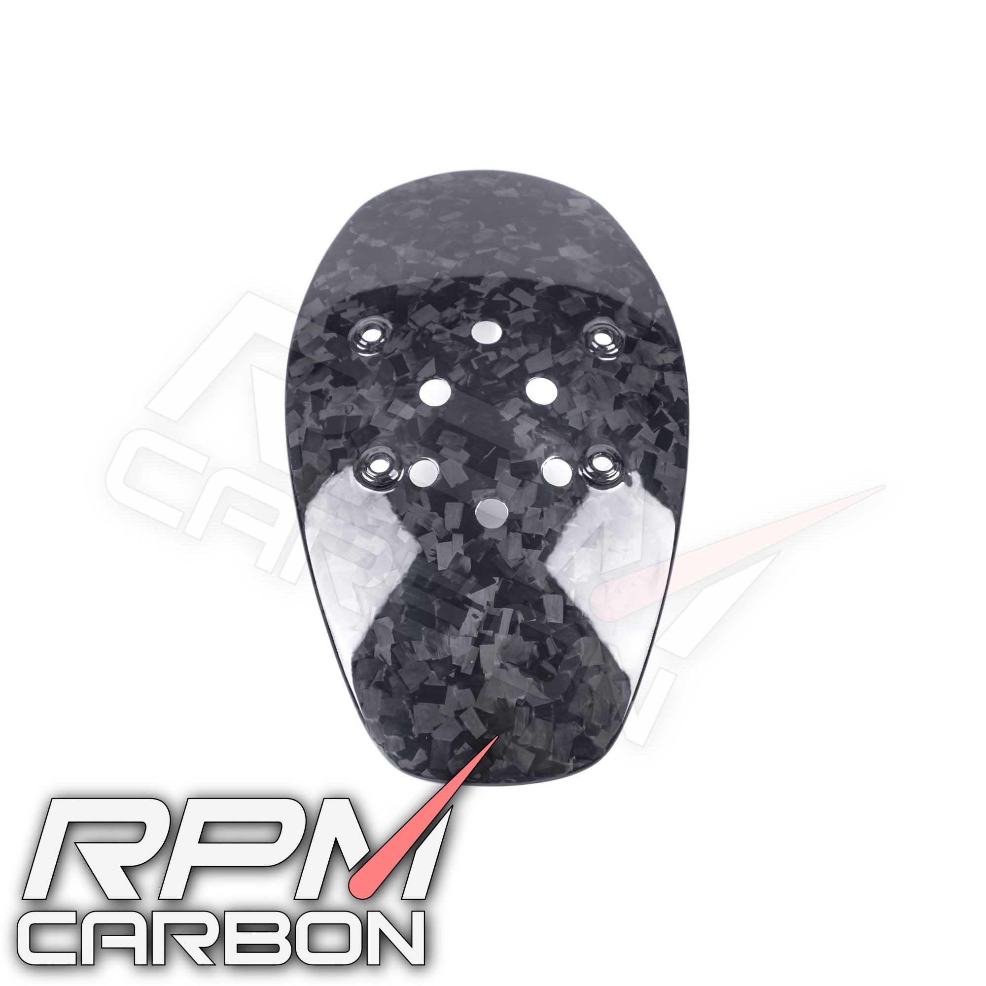 Ducati Diavel V4 1260 Carbon Fiber Splash Guard License Holder