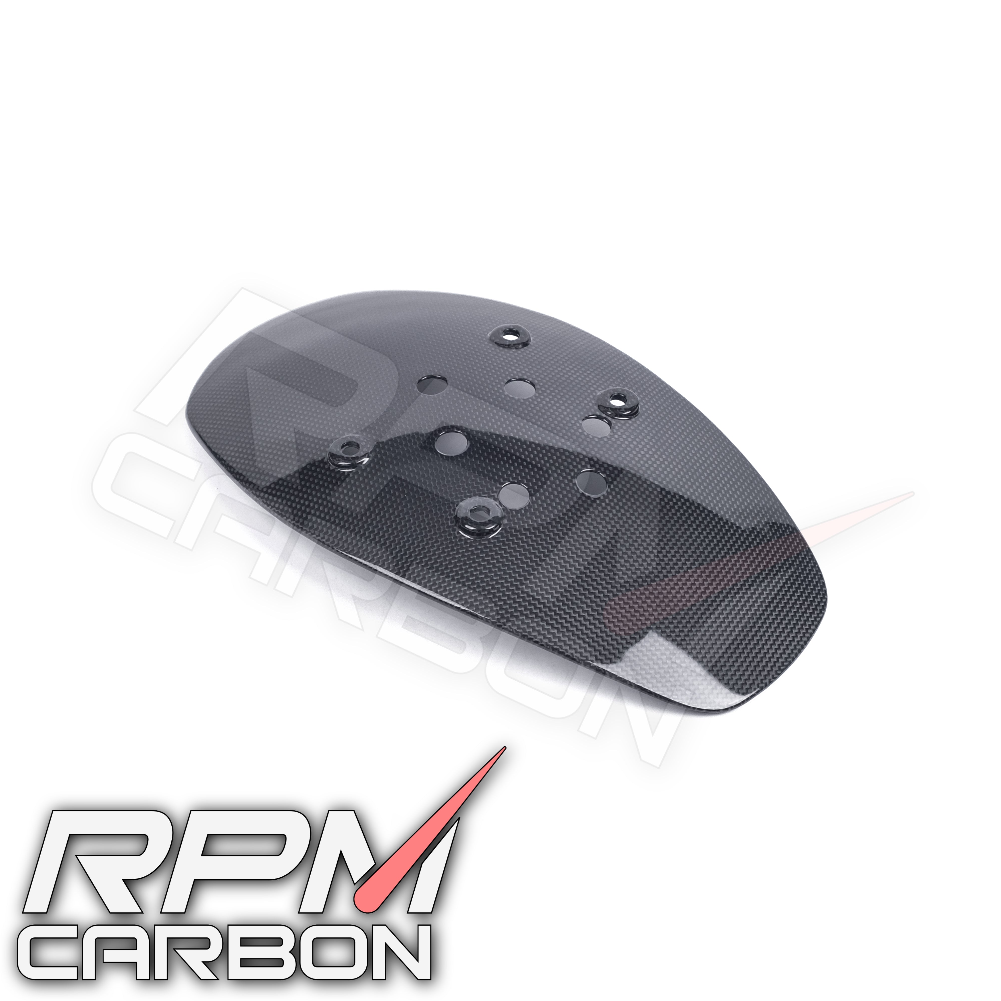 Ducati Diavel V4 1260 Carbon Fiber Splash Guard License Holder