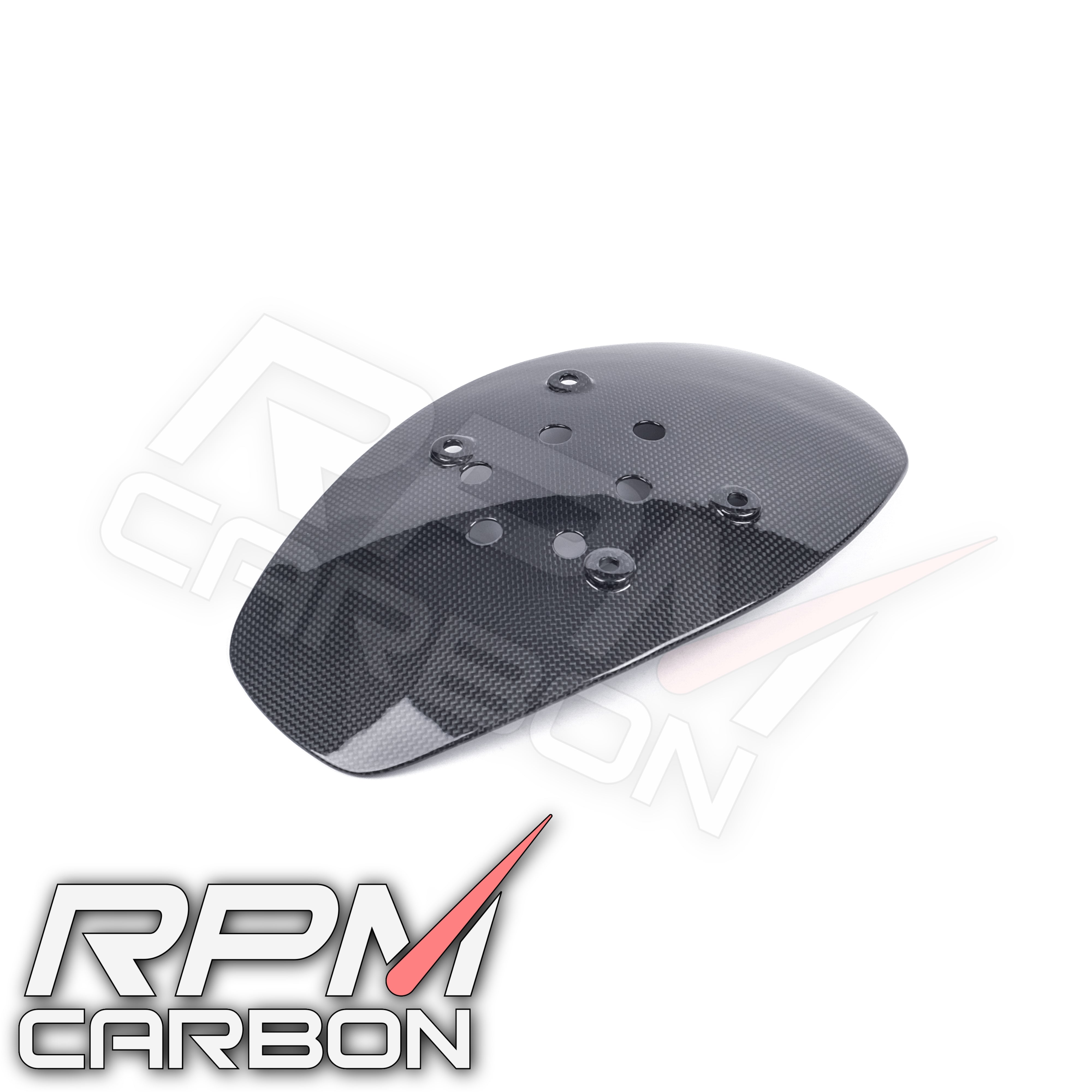Ducati Diavel V4 1260 Carbon Fiber Splash Guard License Holder