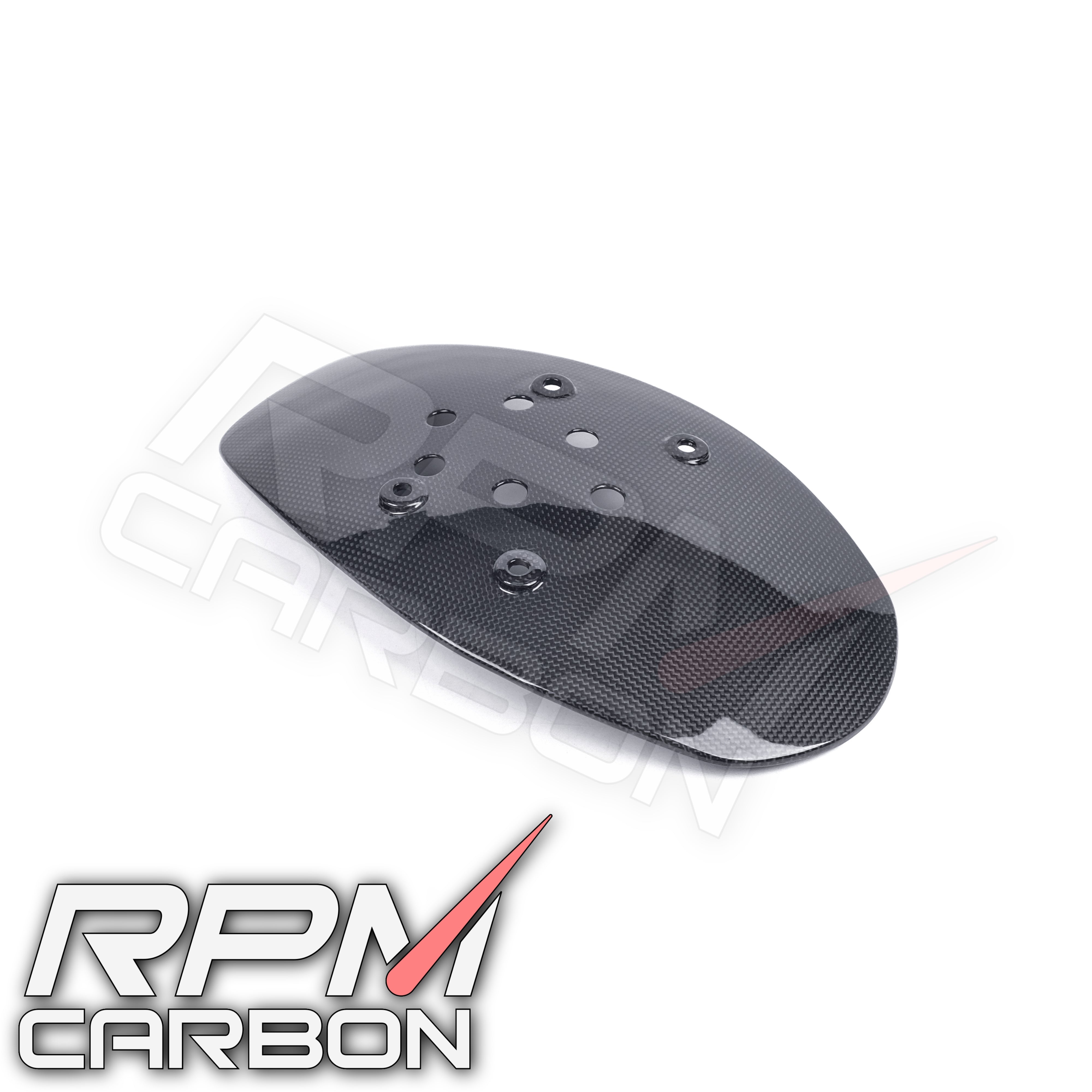 Ducati Diavel V4 1260 Carbon Fiber Splash Guard License Holder