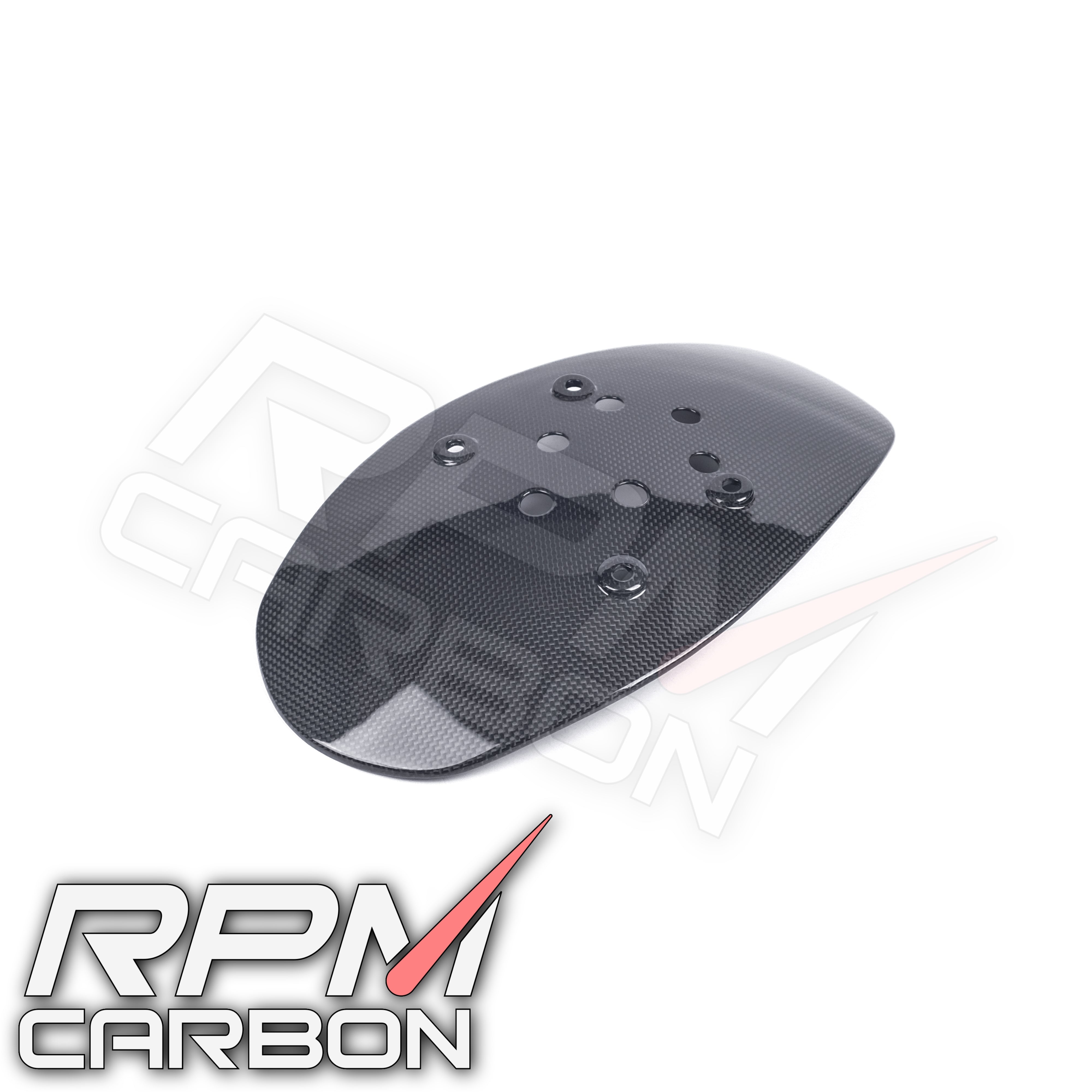 Ducati Diavel V4 1260 Carbon Fiber Splash Guard License Holder