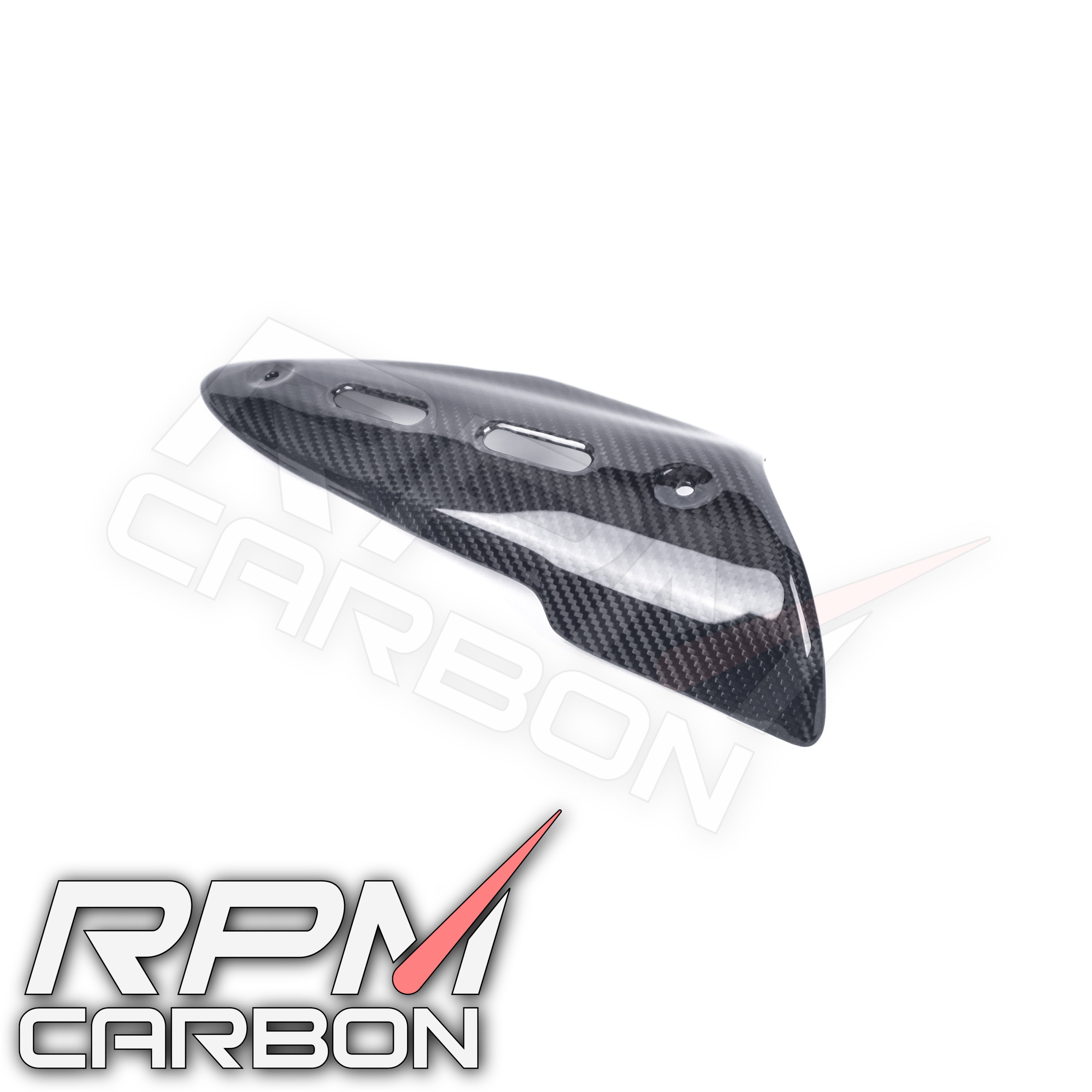 Ducati Diavel Auspuffschild aus Karbonfaser