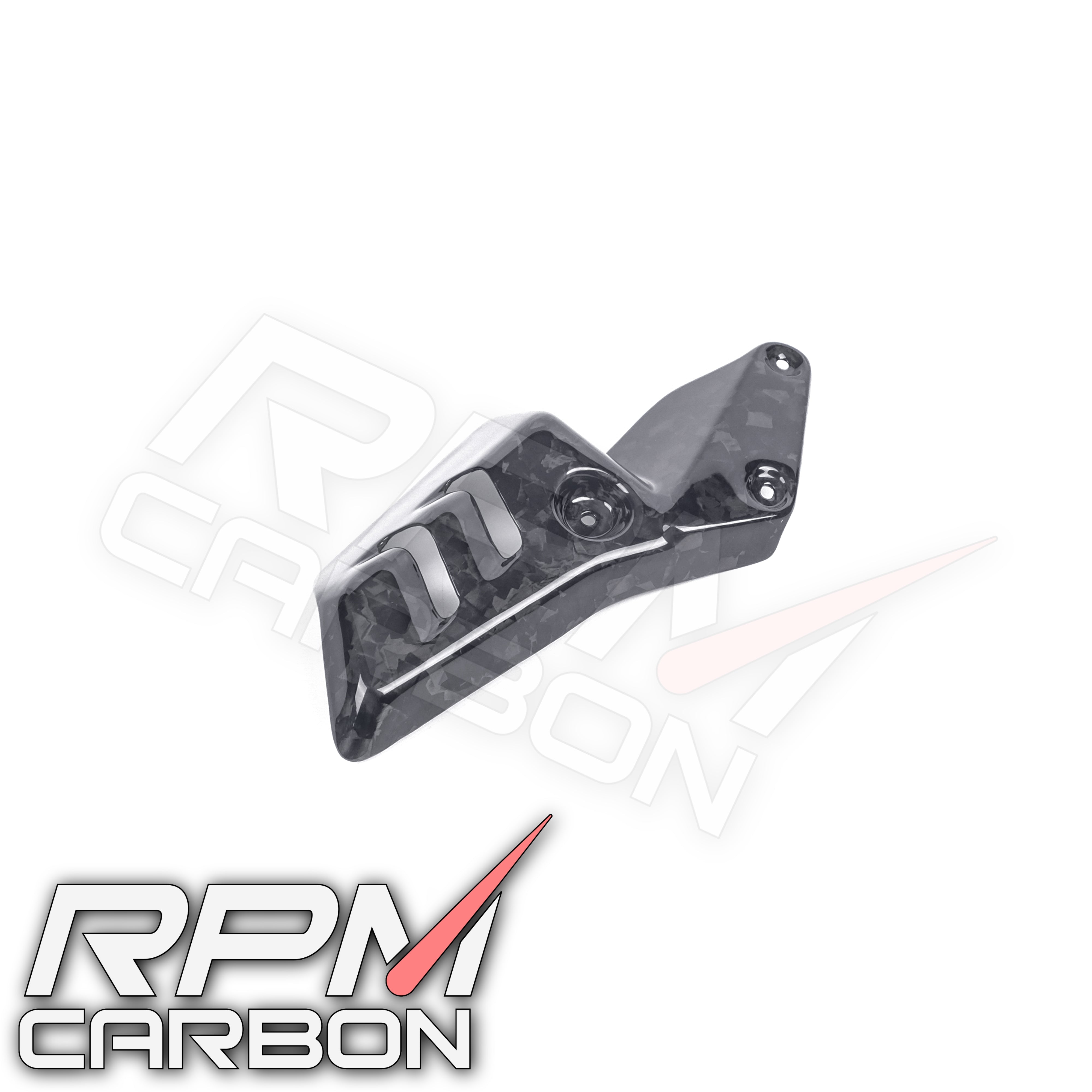 Ducati Diavel V4 Carbon Fiber Left Exhaust Cover