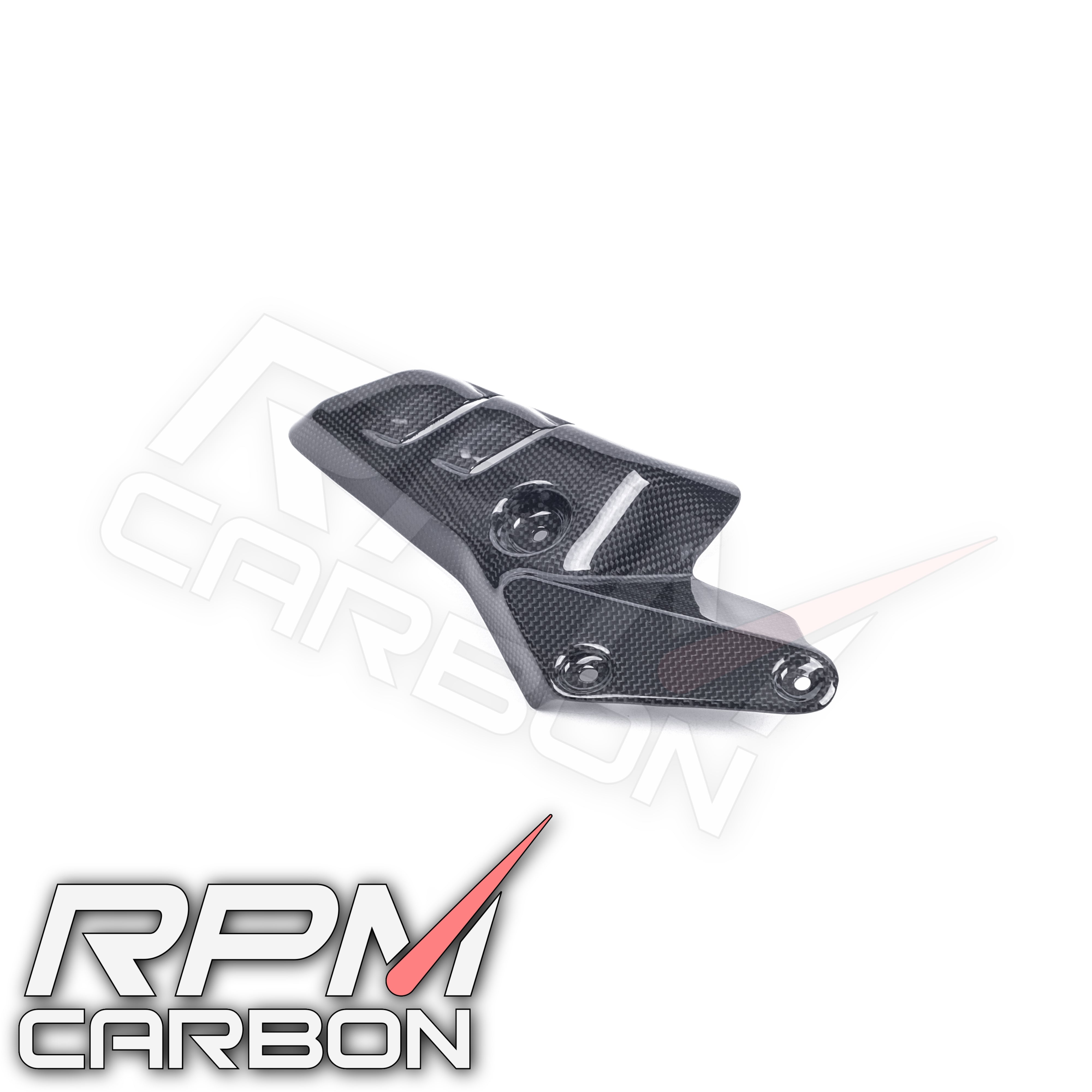 Ducati Diavel V4 Carbon Fiber Left Exhaust Cover