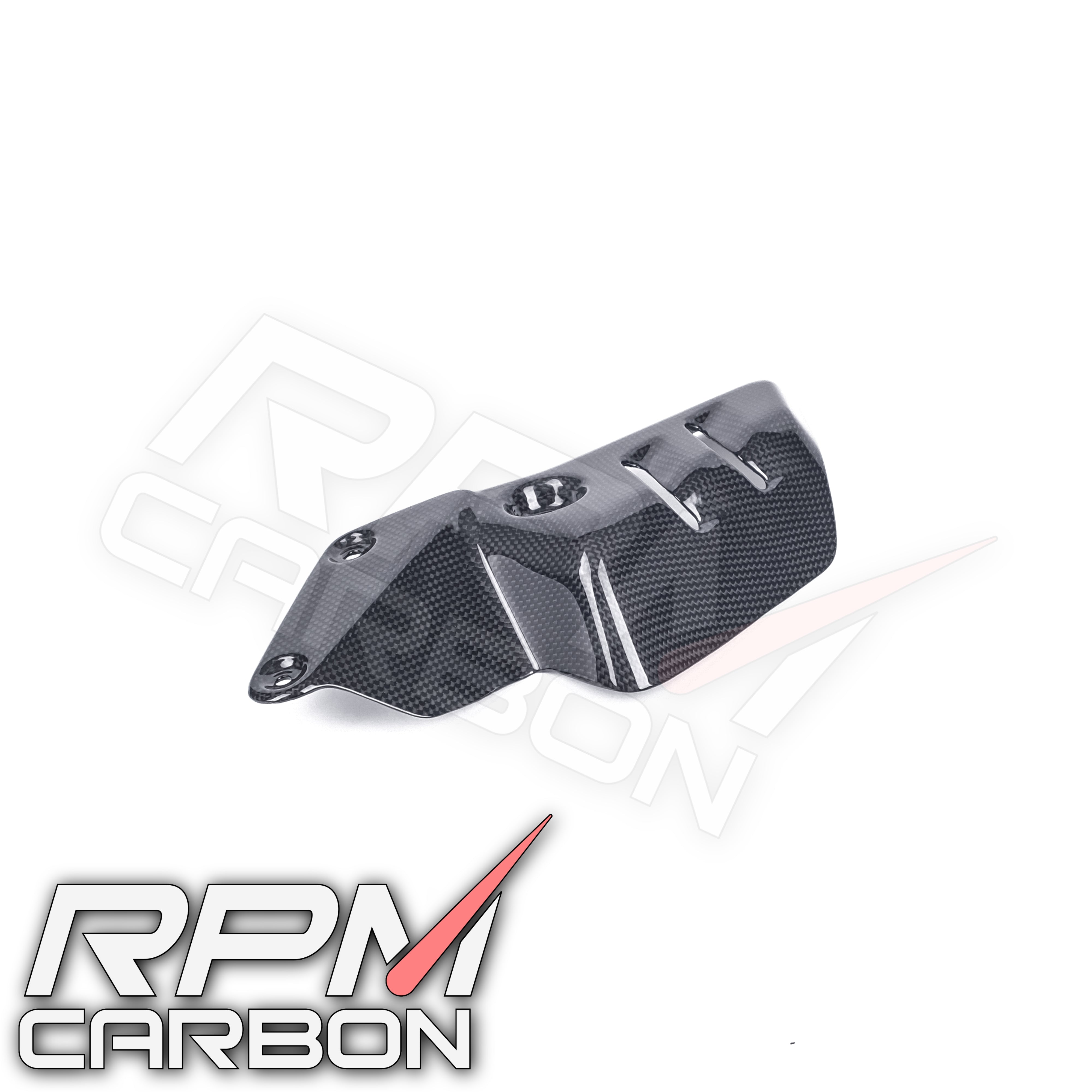 Ducati Diavel V4 Carbon Fiber Left Exhaust Cover
