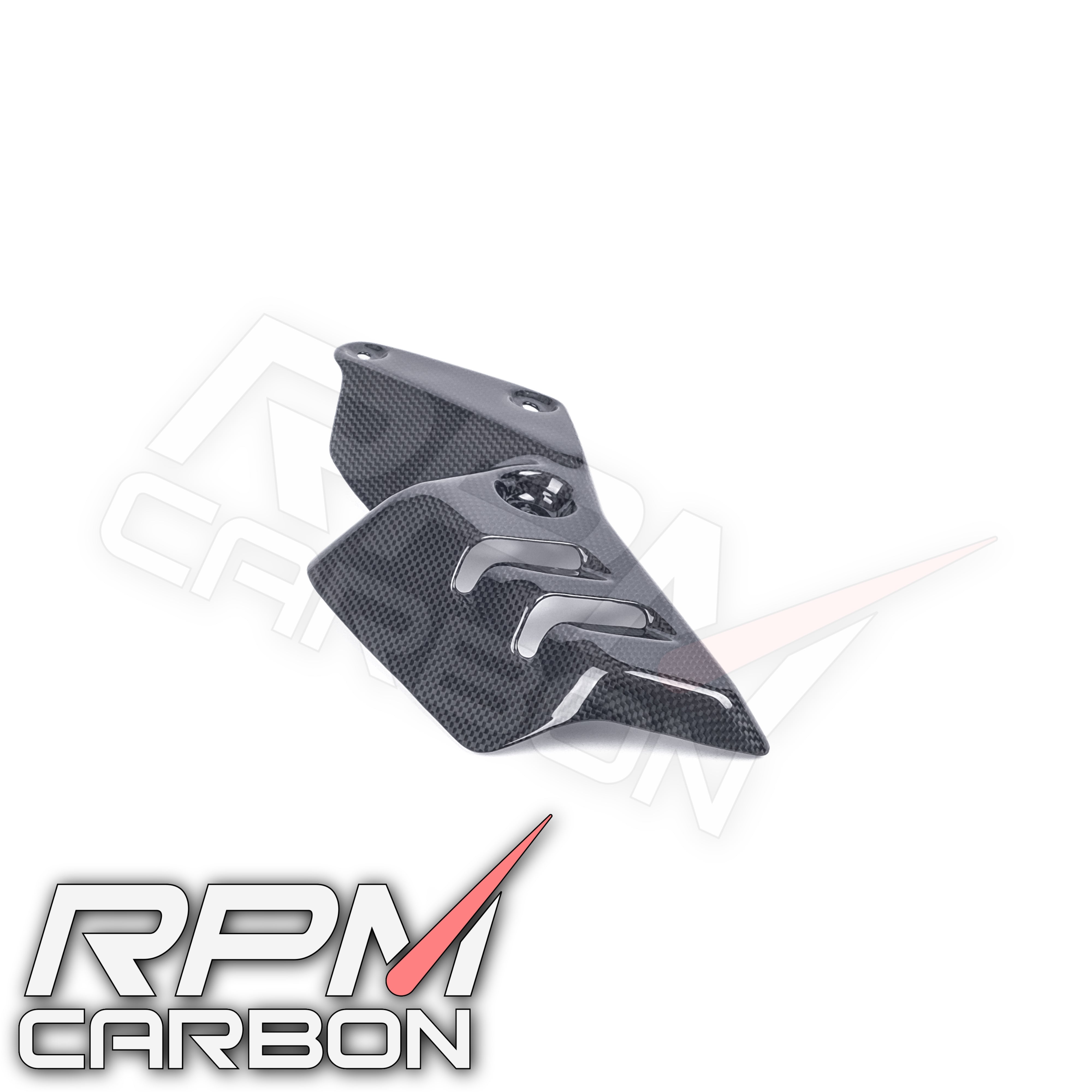Ducati Diavel V4 Carbon Fiber Left Exhaust Cover