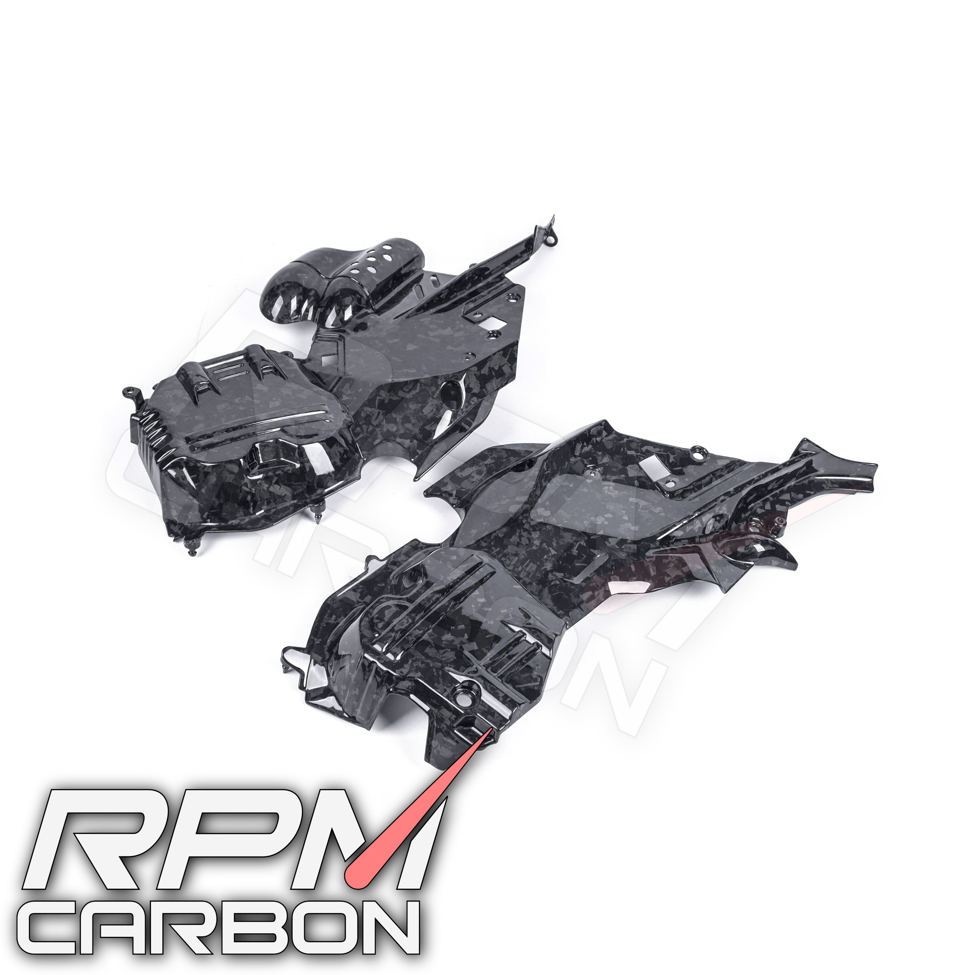 Ducati Diavel V4 Carbon Fiber Cambelt Covers