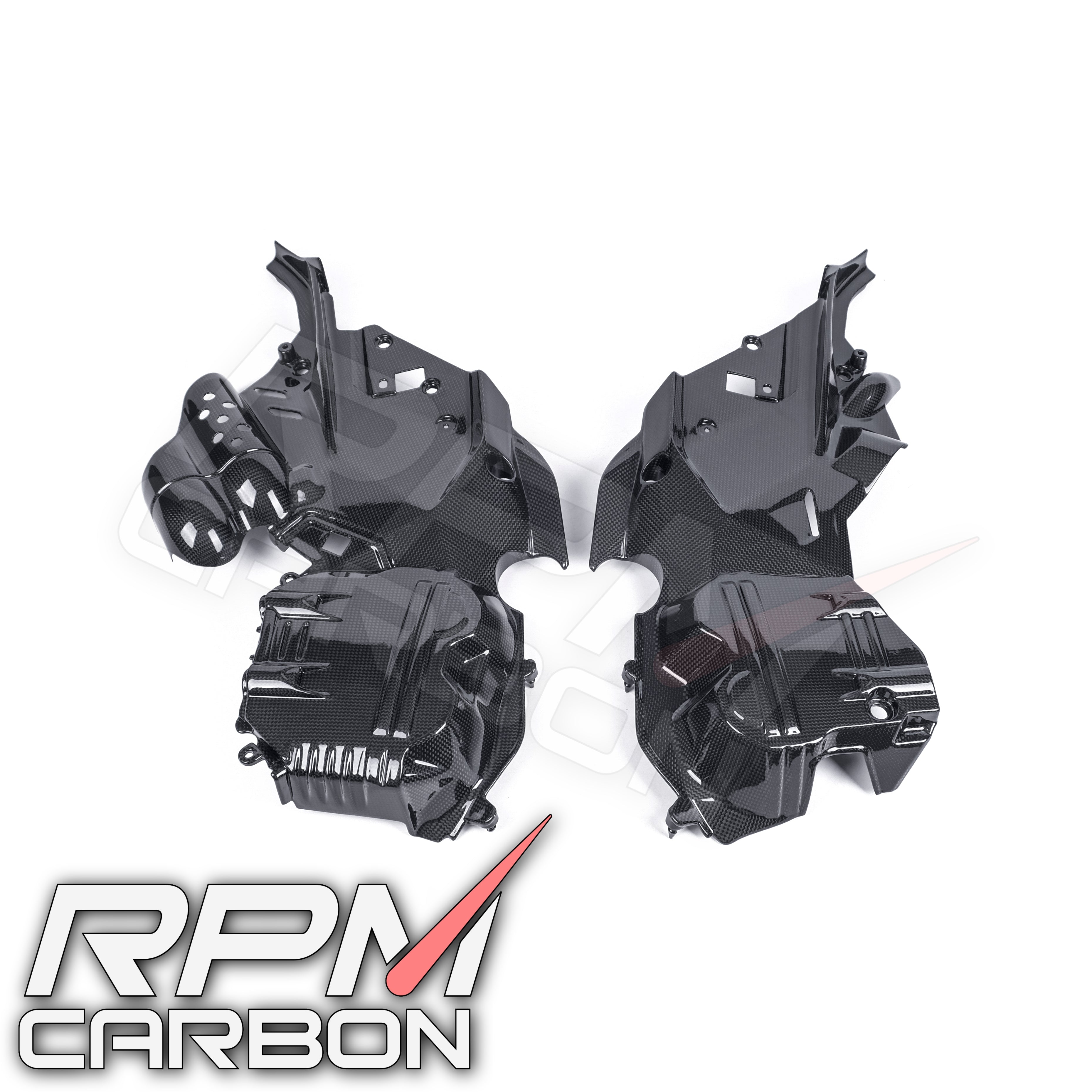 Ducati Diavel V4 Carbon Fiber Cambelt Covers
