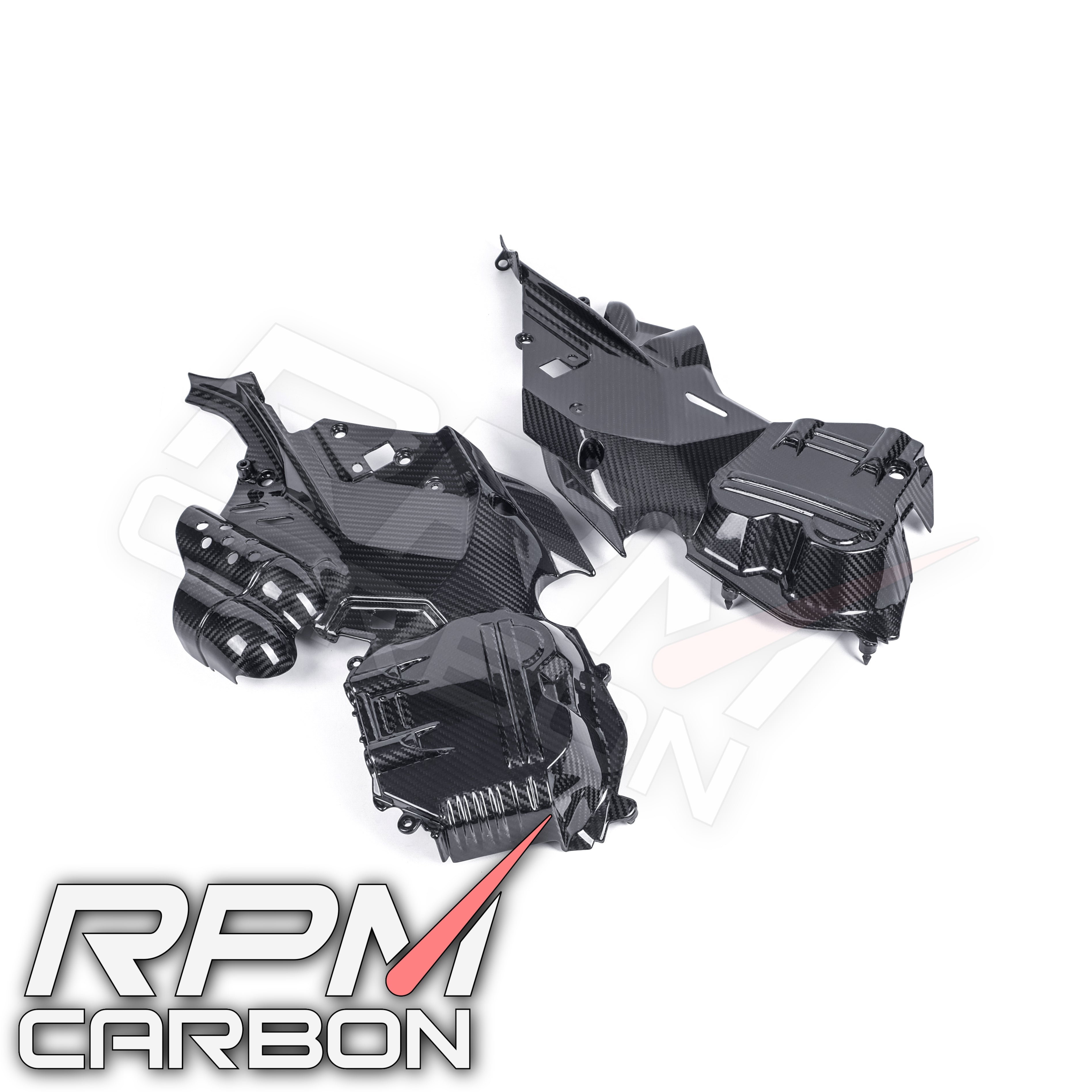 Ducati Diavel V4 Carbon Fiber Cambelt Covers