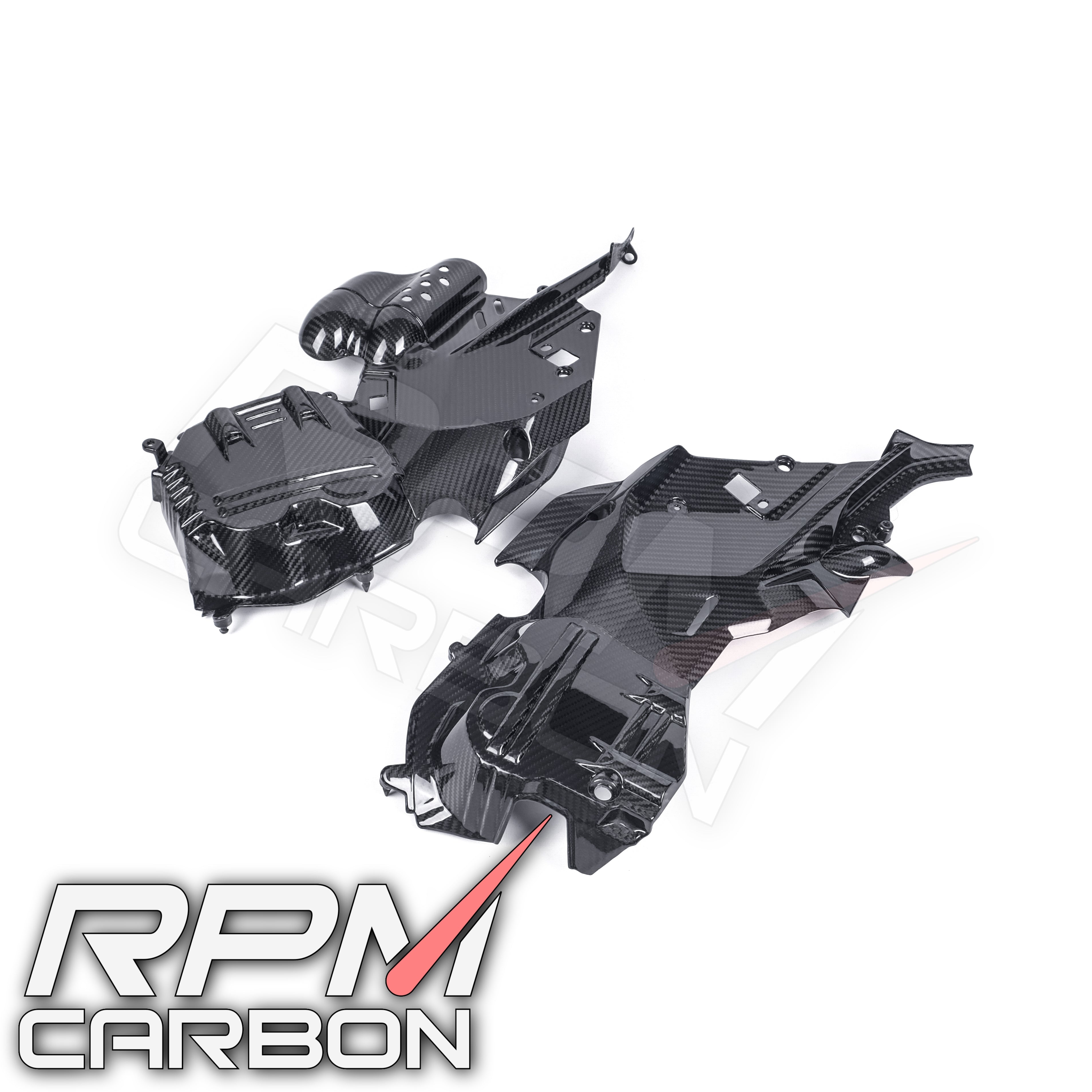 Ducati Diavel V4 Carbon Fiber Cambelt Covers