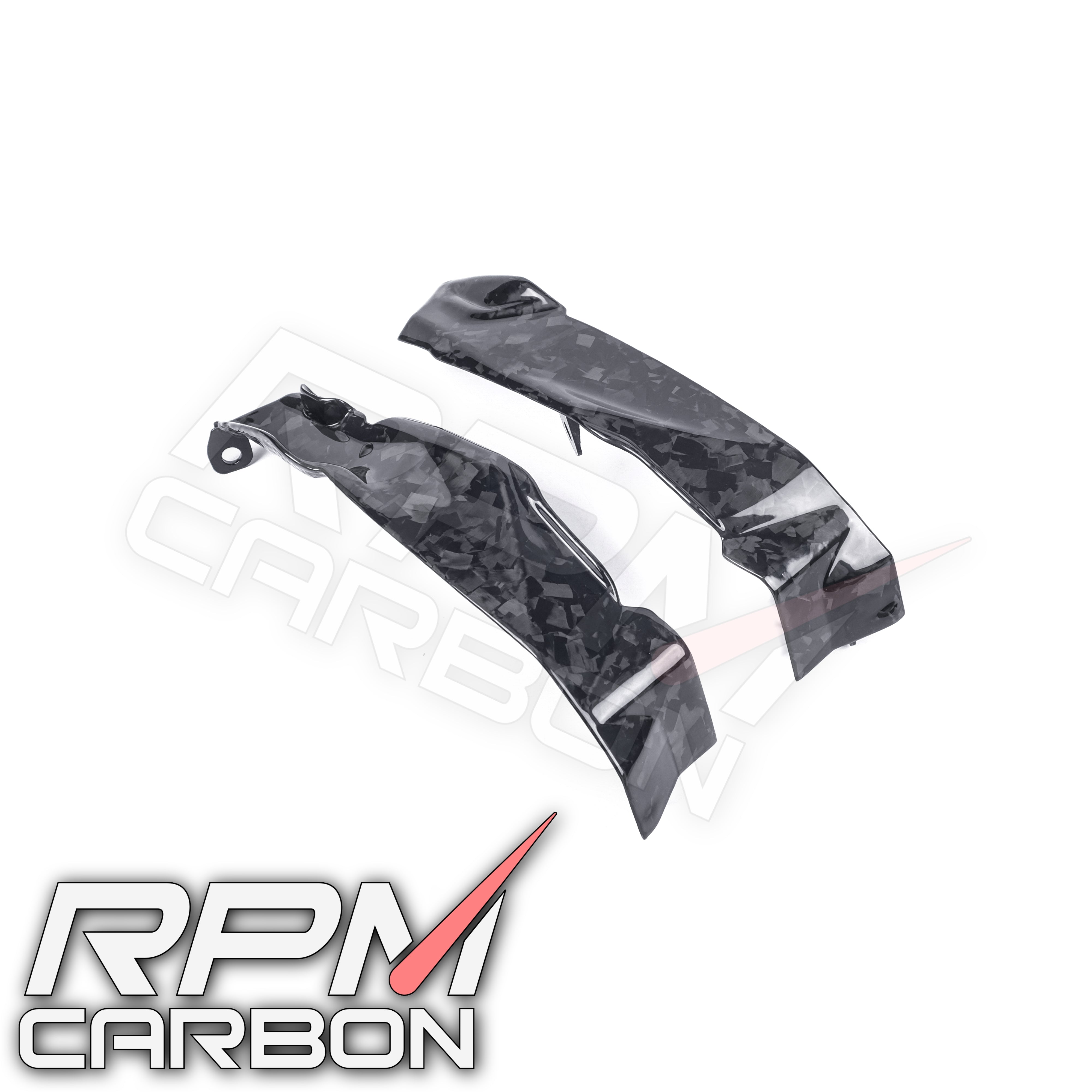 Ducati Hypermotard 698 Carbon Fiber Headlight Side Panels