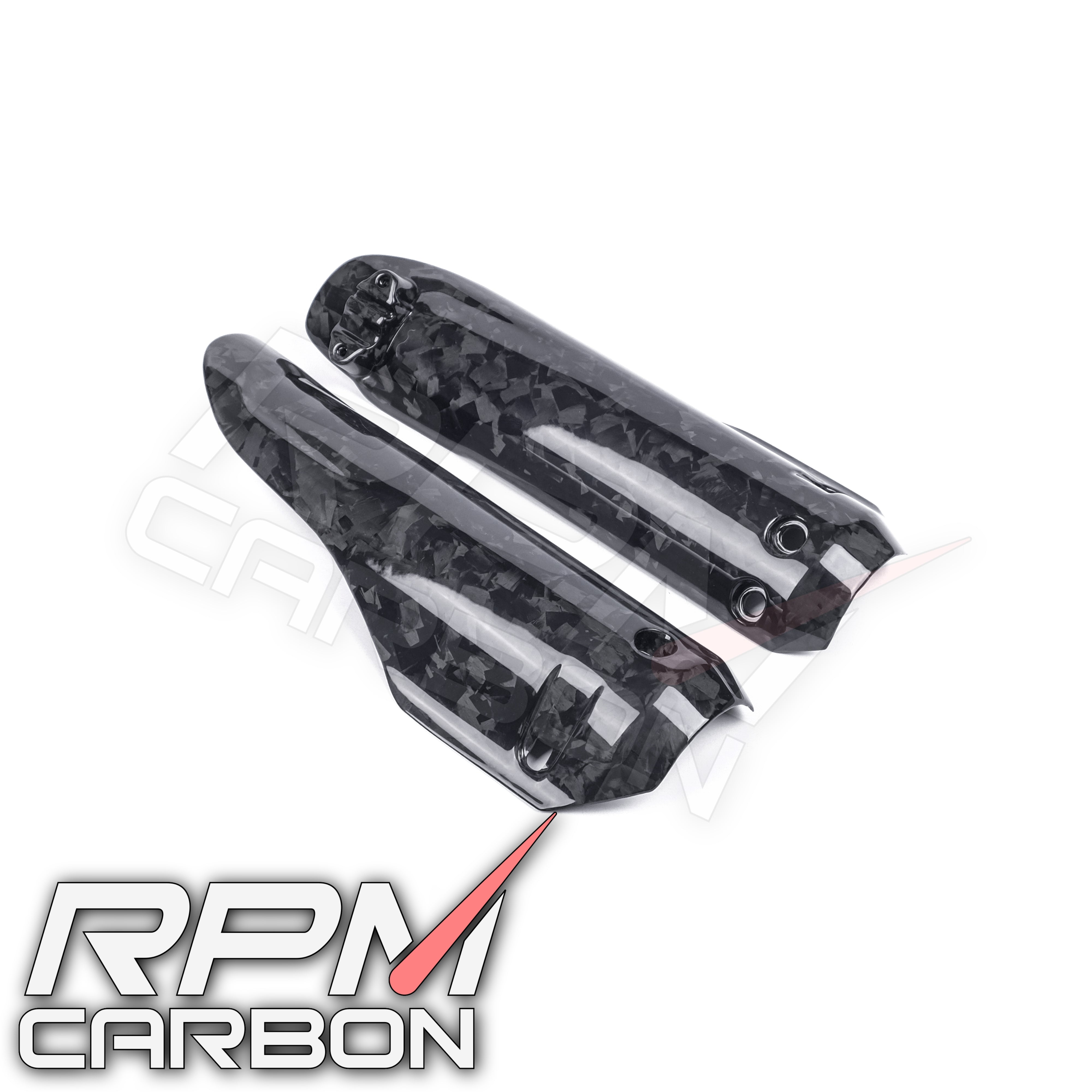 Ducati Hypermotard 698 Carbon Fiber Fork Covers