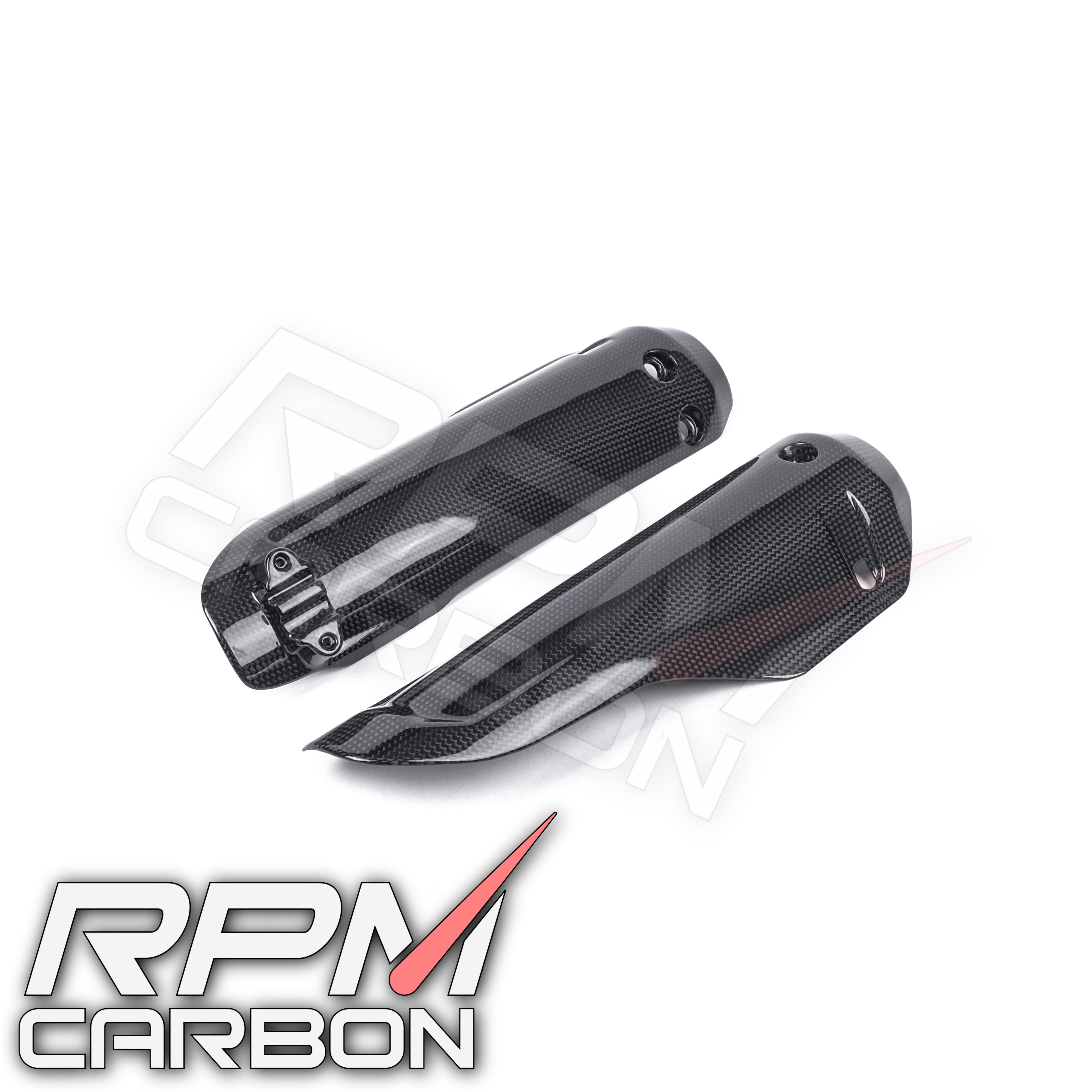 Ducati Hypermotard 698 Carbon Fiber Fork Covers