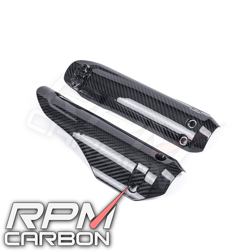 Ducati Hypermotard 698 Carbon Fiber Fork Covers