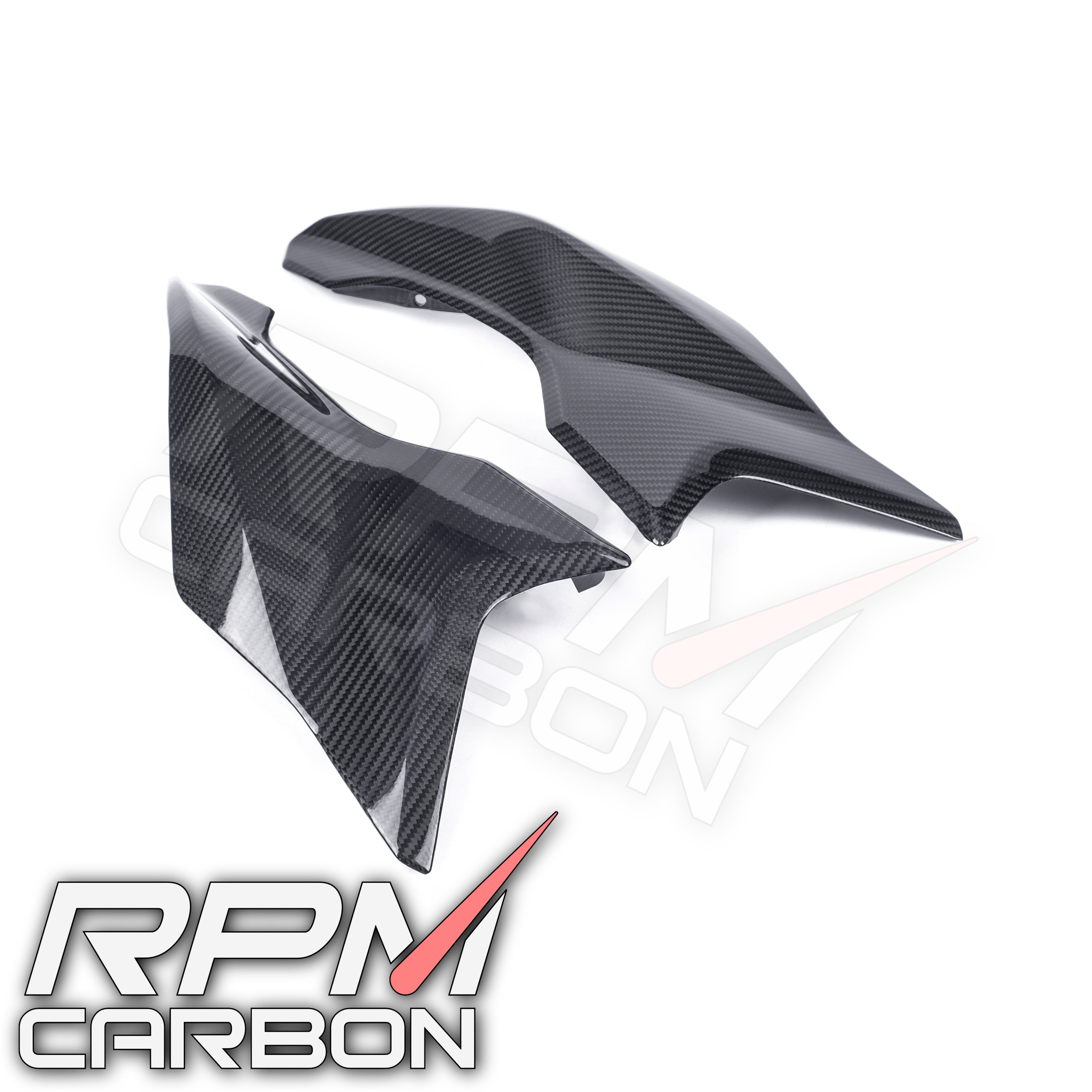 Ducati Hypermotard 698 Carbon Fiber Subframe Side Panels