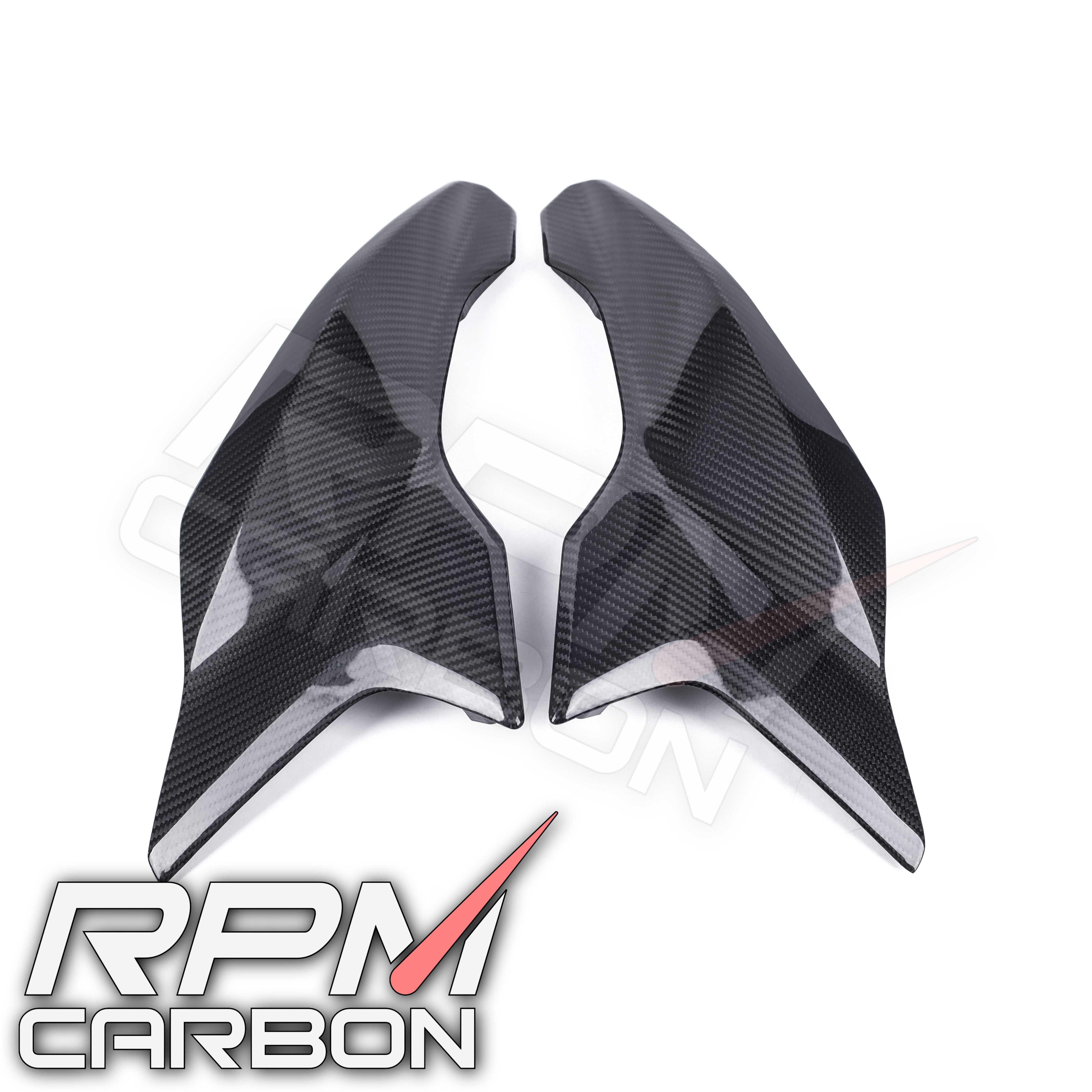 Ducati Hypermotard 698 Carbon Fiber Subframe Side Panels