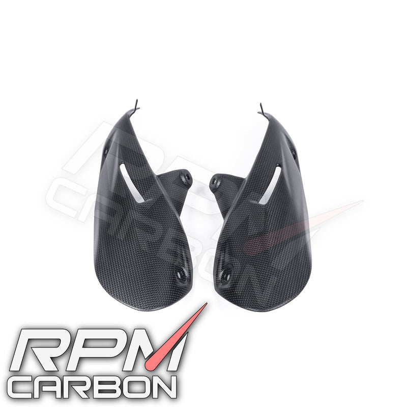 Ducati Hypermotard 698 Carbon Fiber Exhaust Side Covers