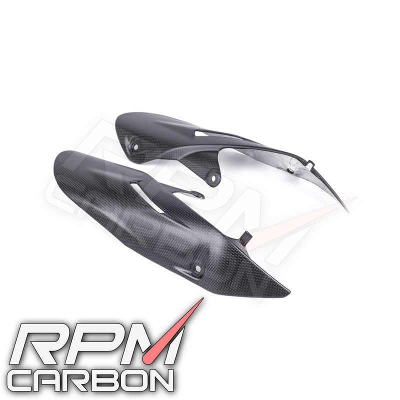 Ducati Hypermotard 698 Carbon Fiber Exhaust Side Covers