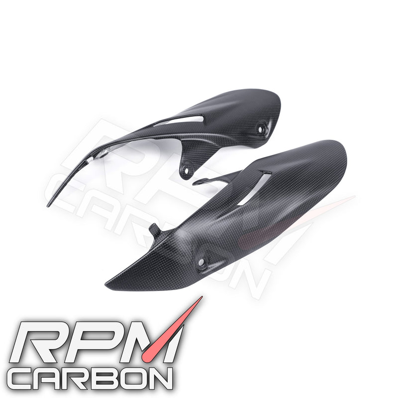 Ducati Hypermotard 698 Carbon Fiber Exhaust Side Covers