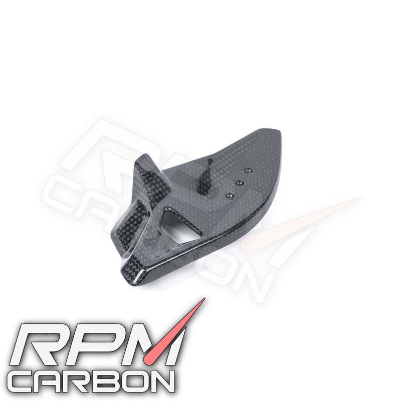 Ducati Hypermotard 698 Carbon Fiber Rear Brake Pump Reservoir Cover