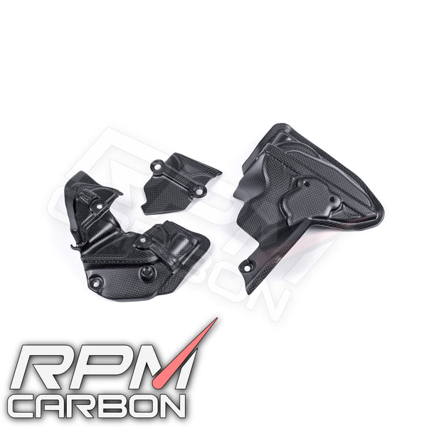 Ducati Panigale 1199 1299 Carbon Fiber Engine Side Panels