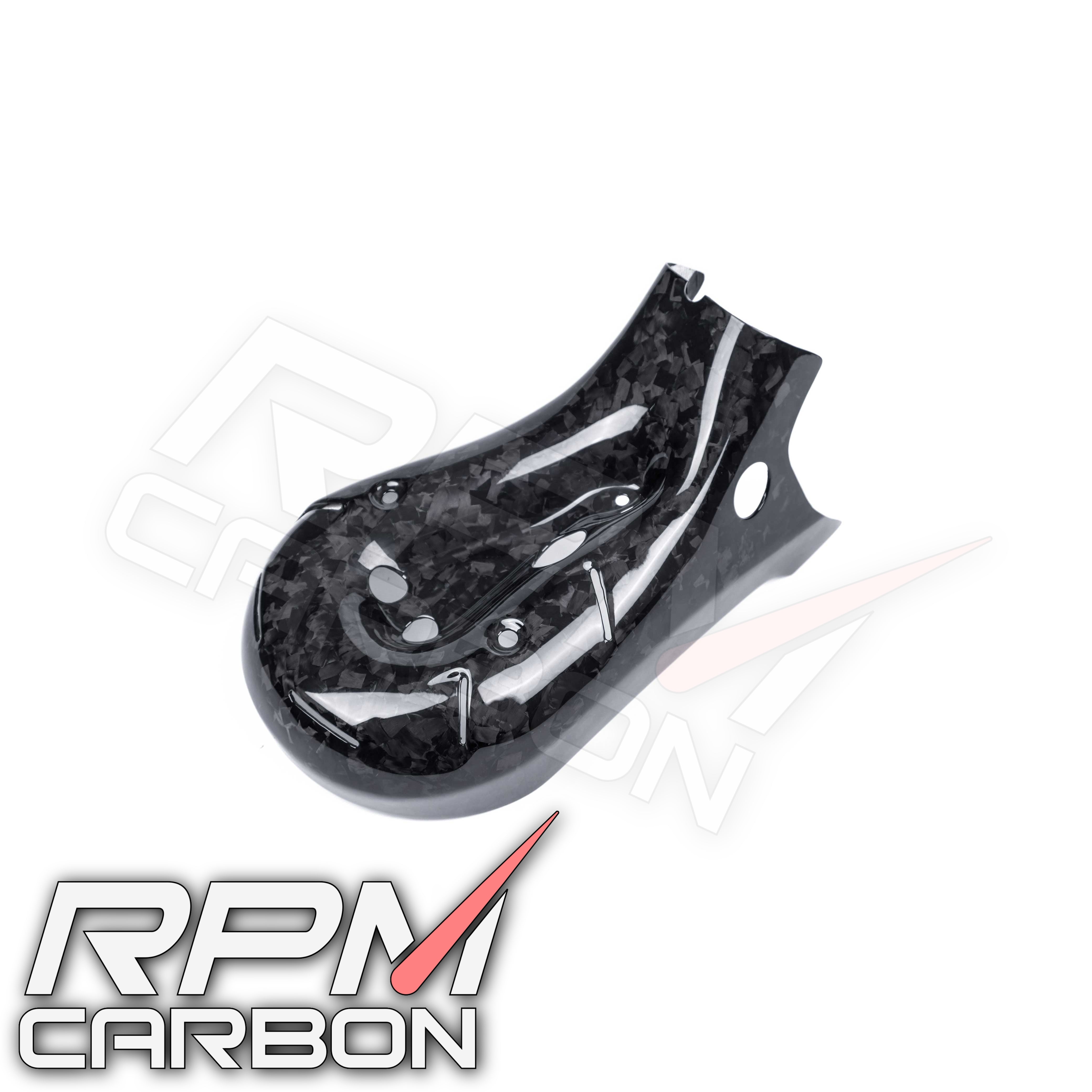 Ducati Panigale 899 1199 Carbon Fiber Exhaust Cover (Read Description)