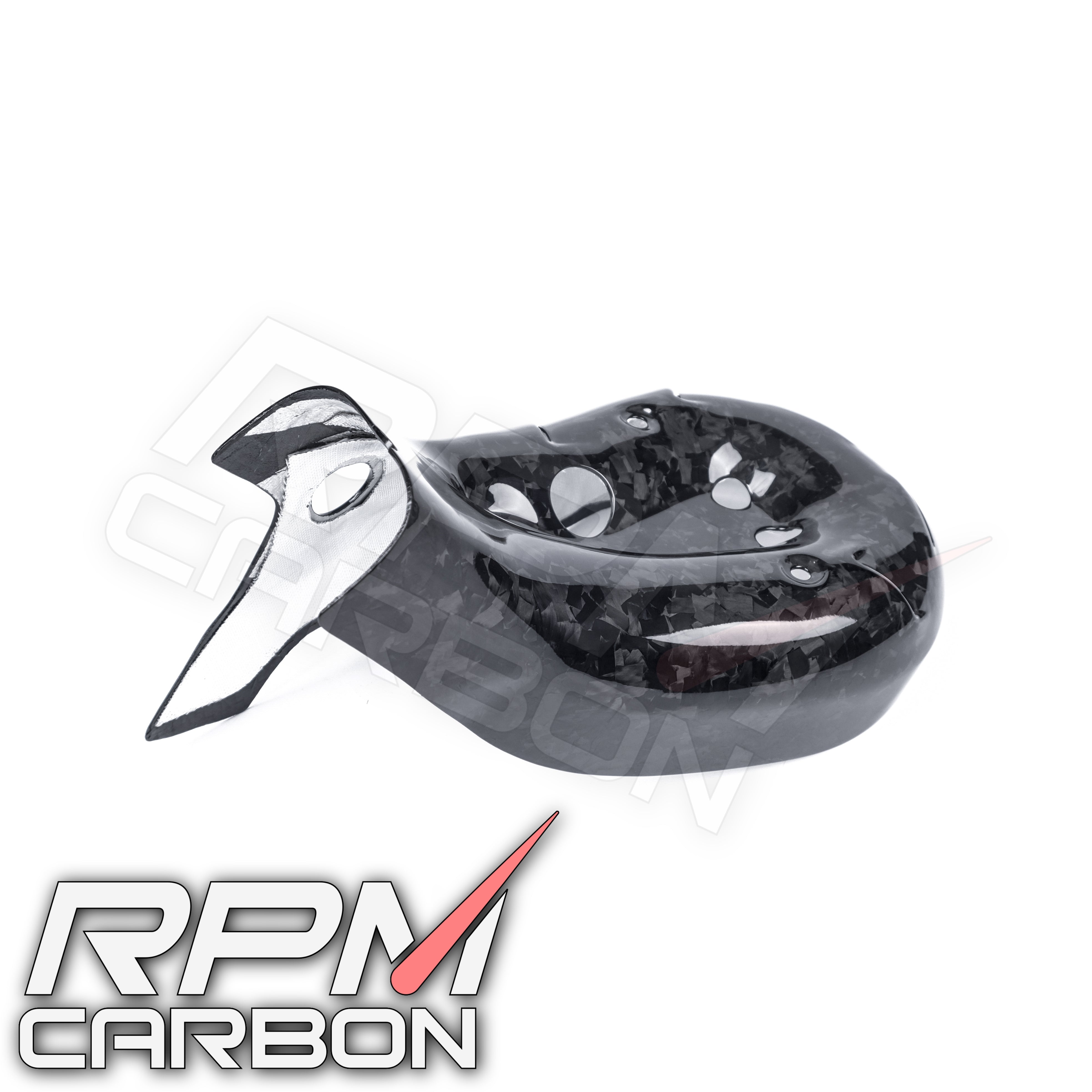 Ducati Panigale 899 1199 Carbon Fiber Exhaust Cover (Read Description)