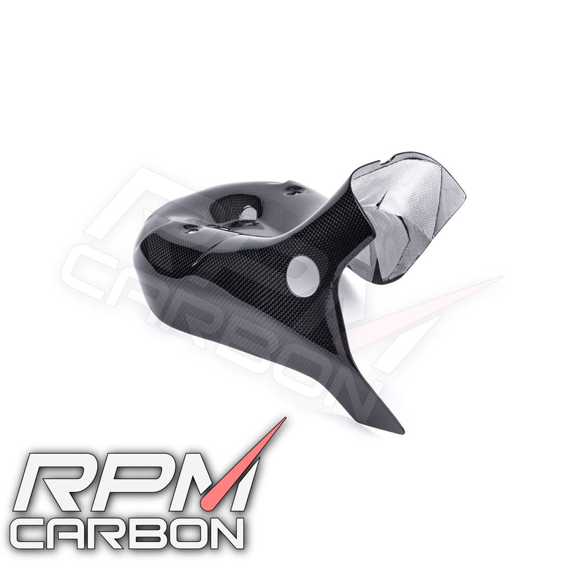 Ducati Panigale 899 1199 Carbon Fiber Exhaust Cover (Read Description)