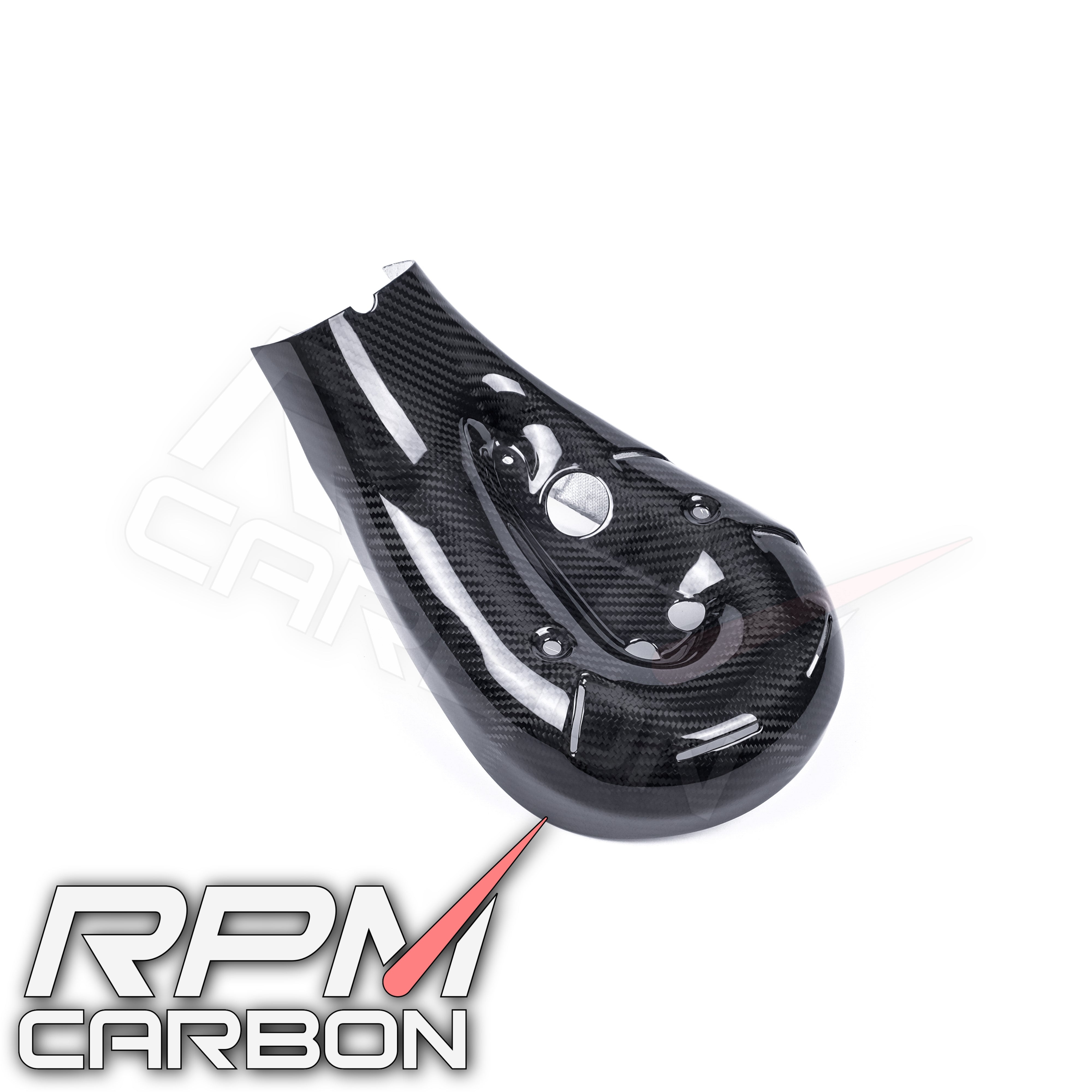 Ducati Panigale 899 1199 Carbon Fiber Exhaust Cover (Read Description)
