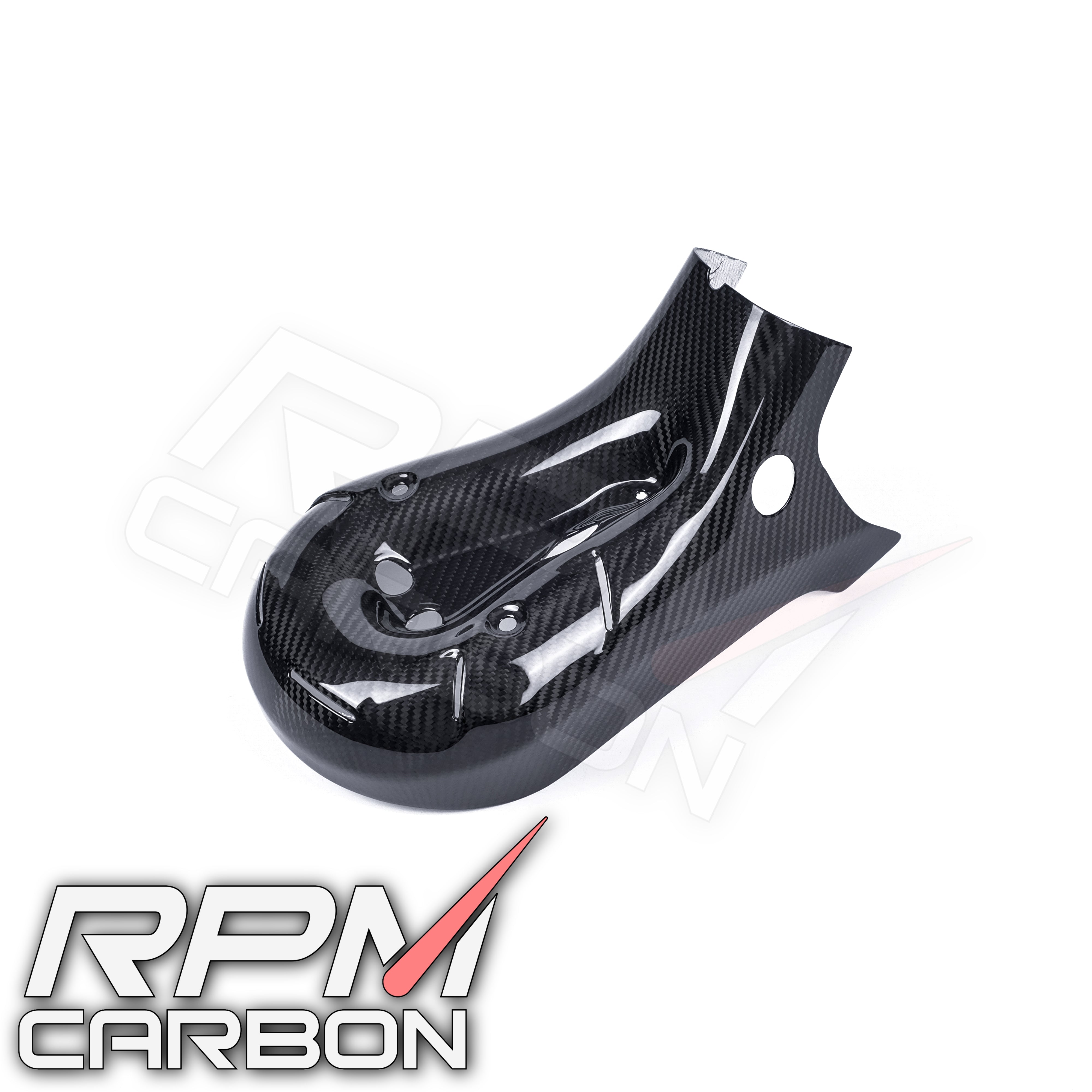 Ducati Panigale 899 1199 Carbon Fiber Exhaust Cover (Read Description)