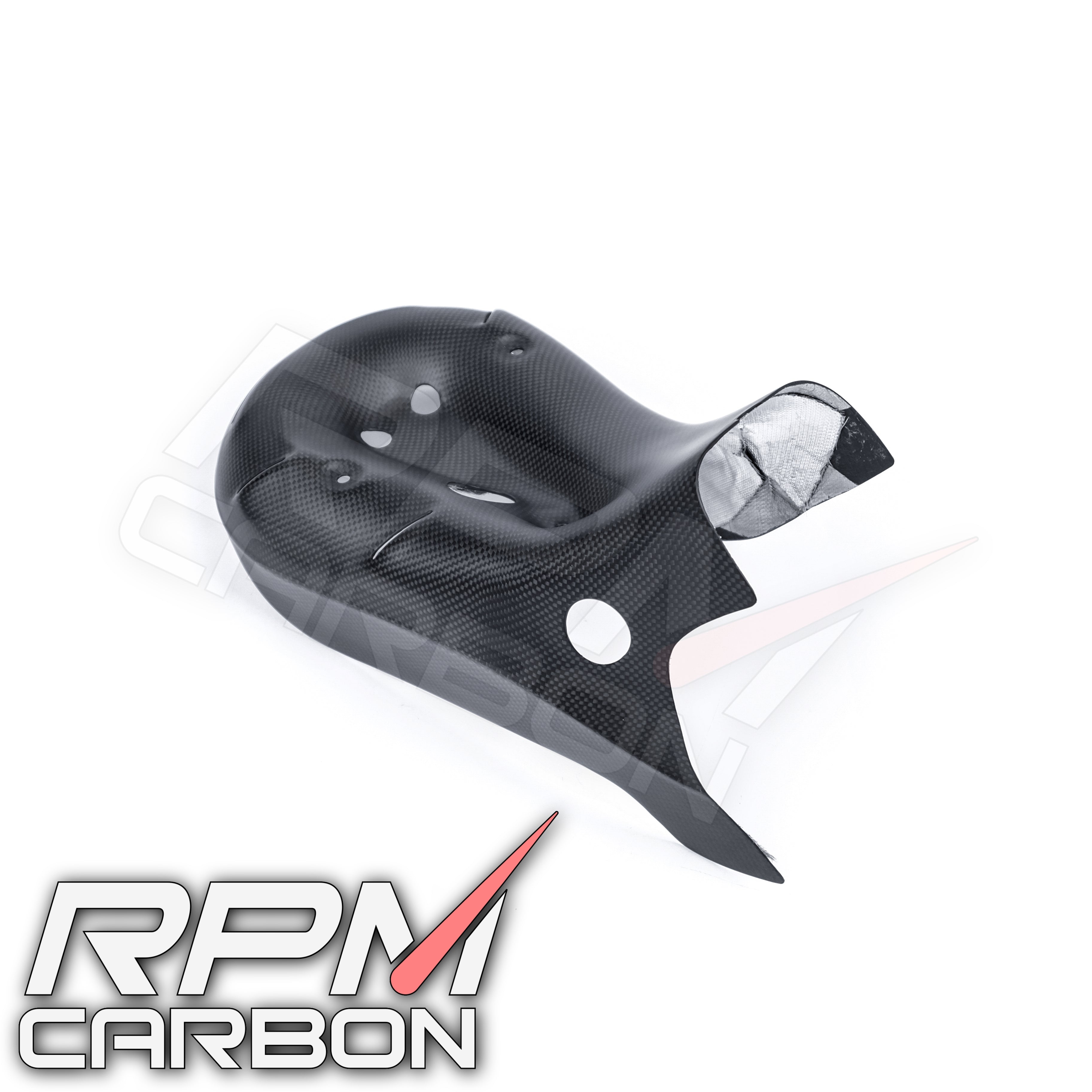 Ducati Panigale 899 1199 Carbon Fiber Exhaust Cover (Read Description)