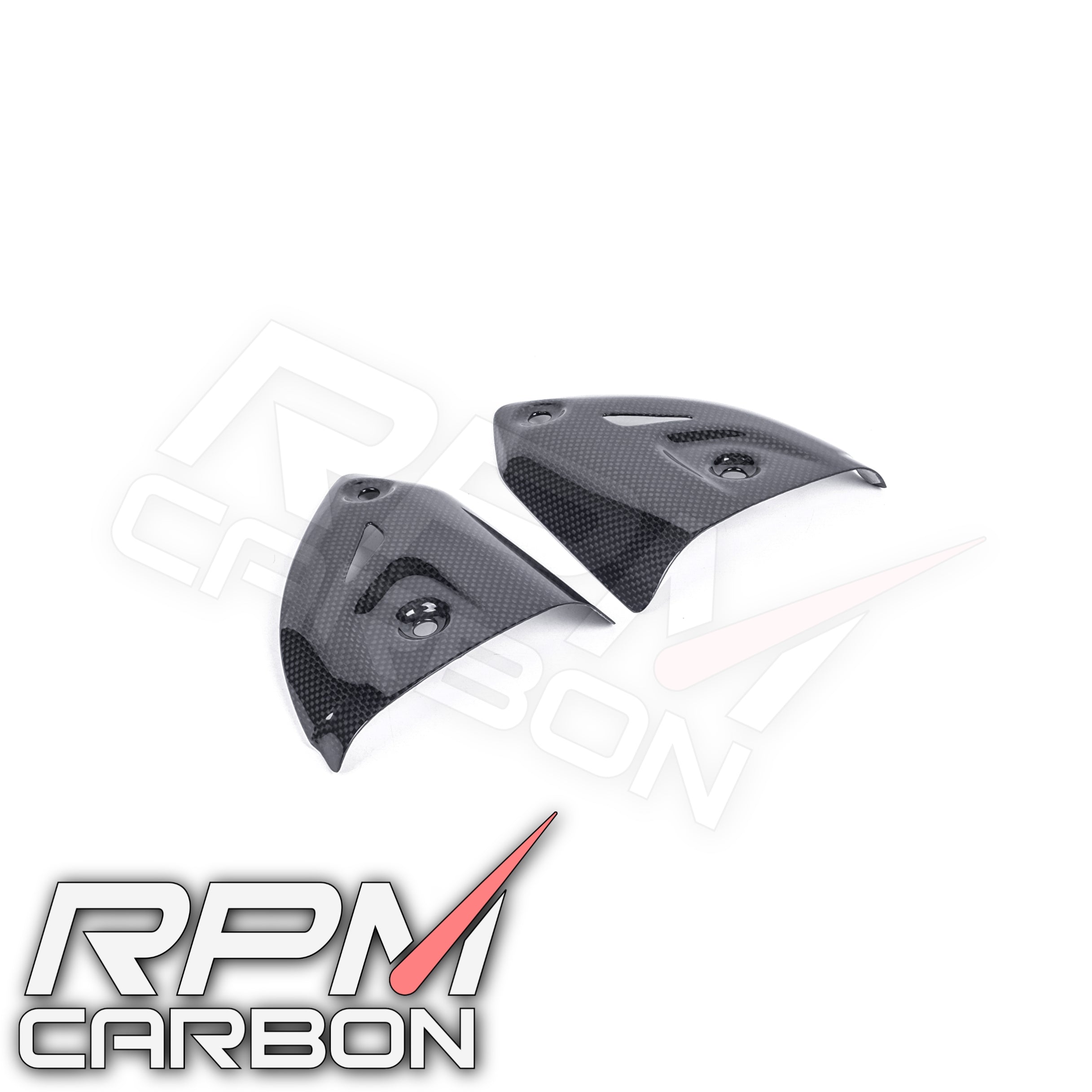 Ducati Panigale 899 1199 1299 959 V2 Carbon Fiber Exhaust Side Covers Termignoni