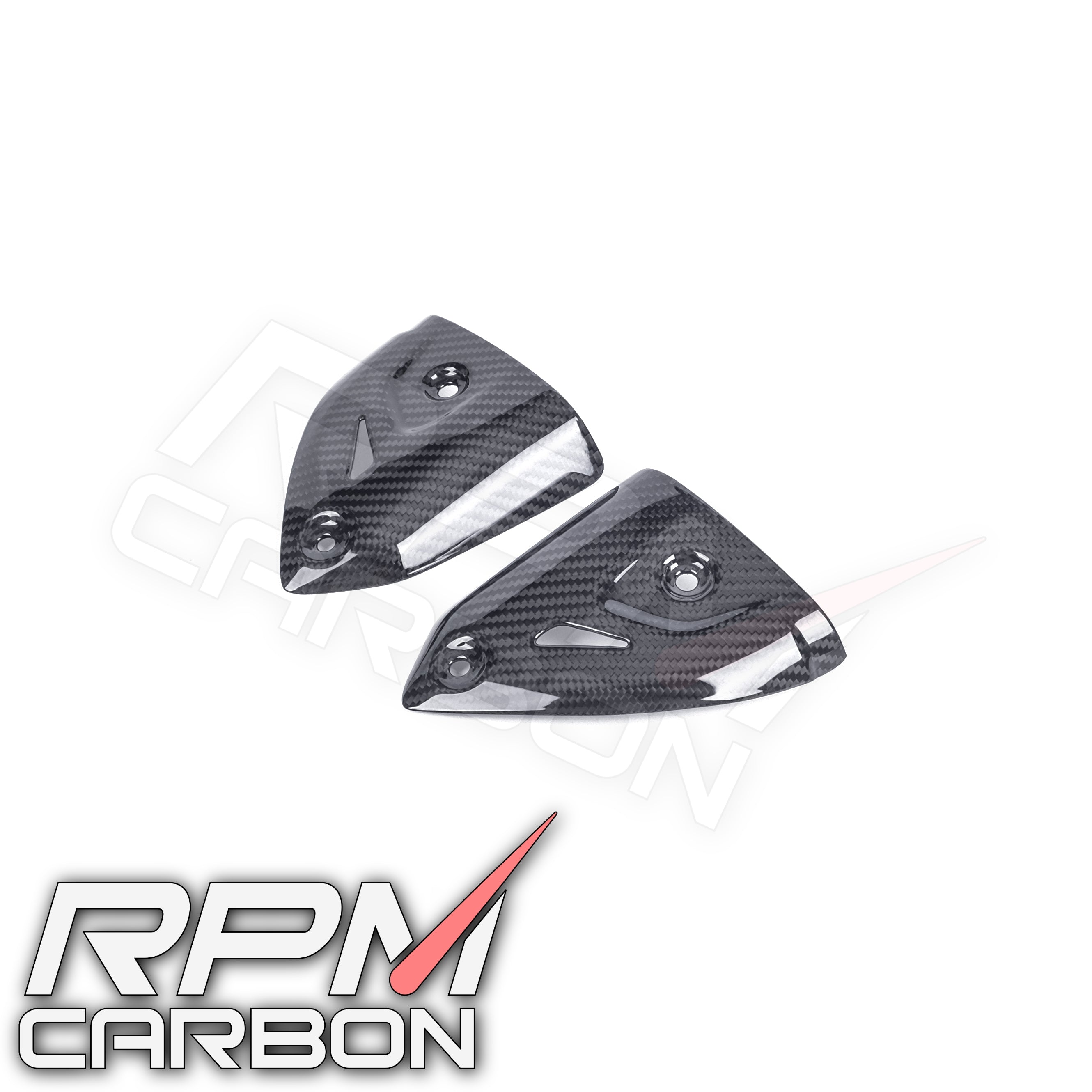 Ducati Panigale 899 1199 1299 959 V2 Carbon Fiber Exhaust Side Covers Termignoni