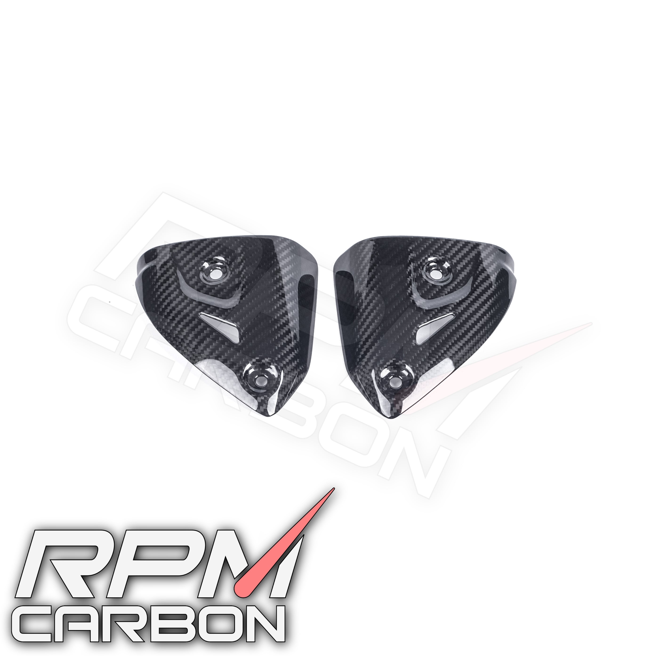 Ducati Panigale 899 1199 1299 959 V2 Carbon Fiber Exhaust Side Covers Termignoni