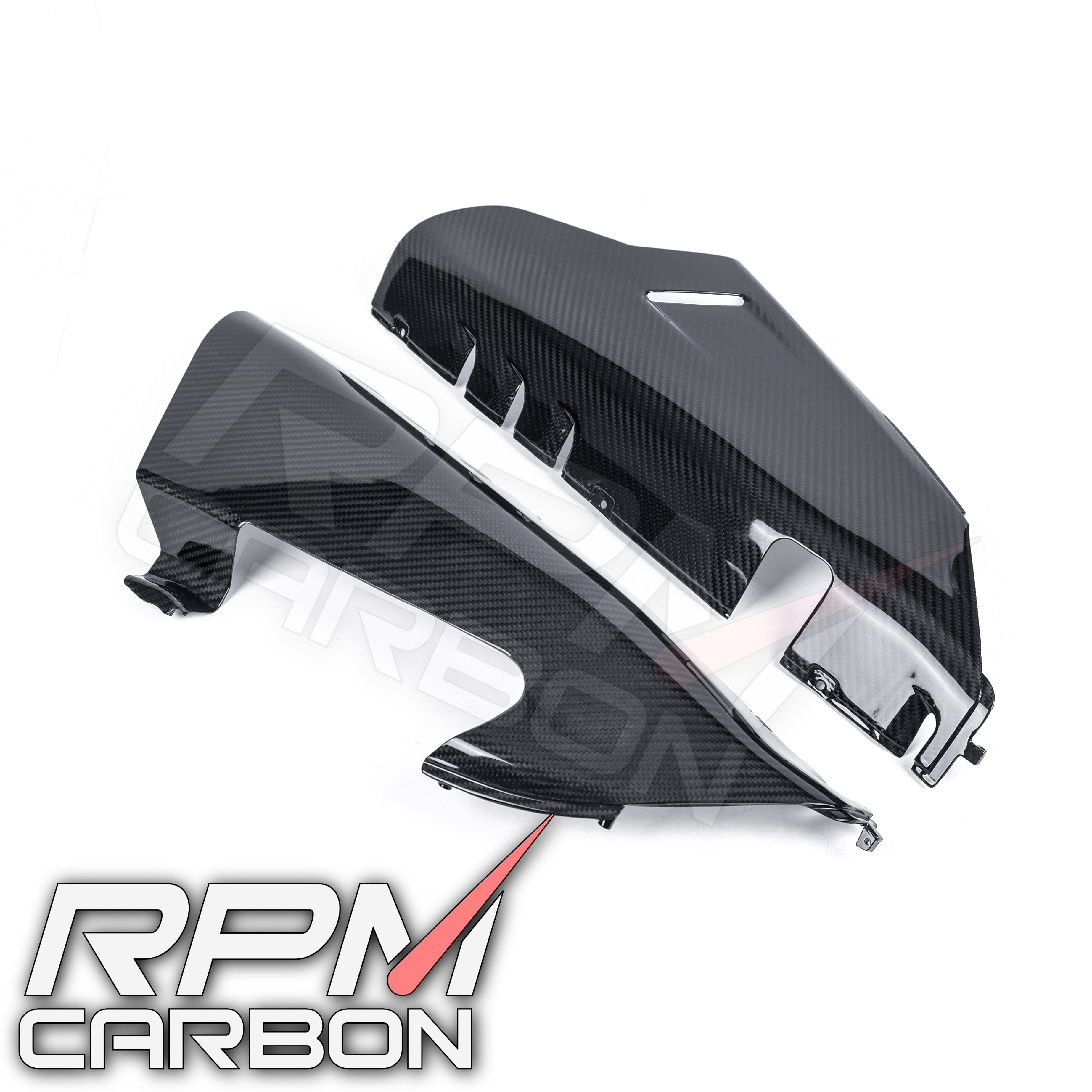 Ducati Panigale V4 Carbon Lower Fairings (Akrapovic Exhaust)