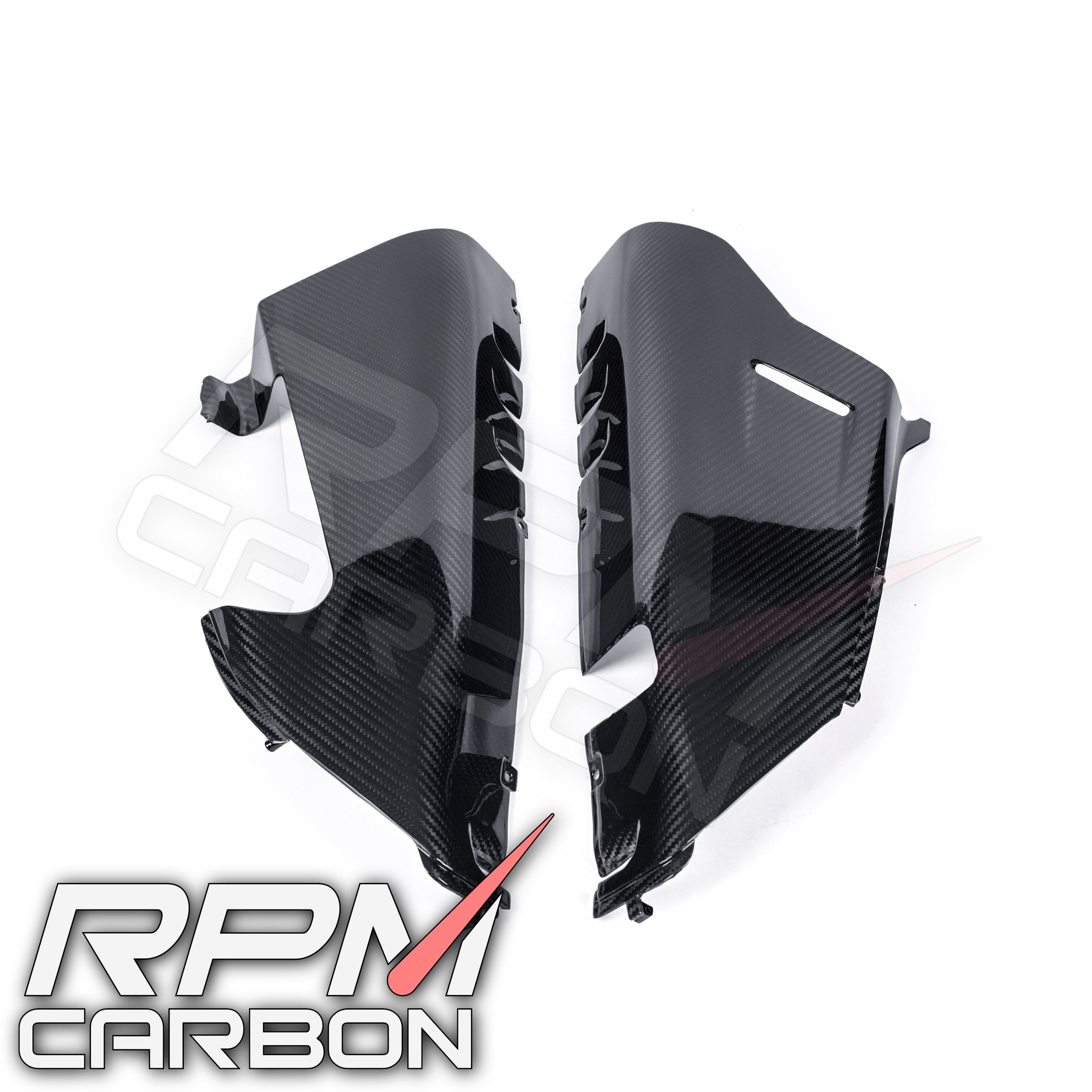 Ducati Panigale V4 Carbon Lower Fairings (Akrapovic Exhaust)