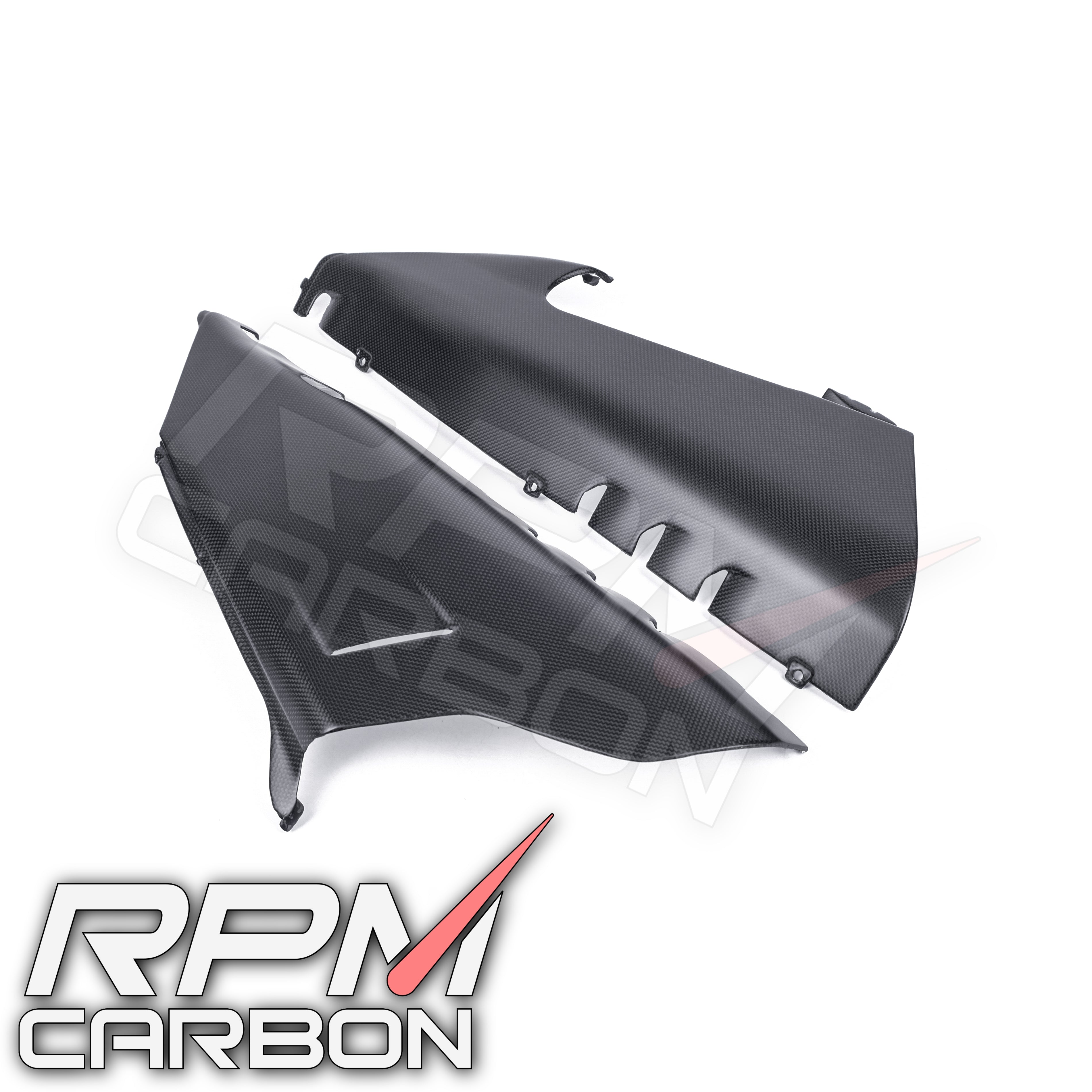 Ducati Panigale V4 Carbon Lower Fairings (Akrapovic Exhaust)