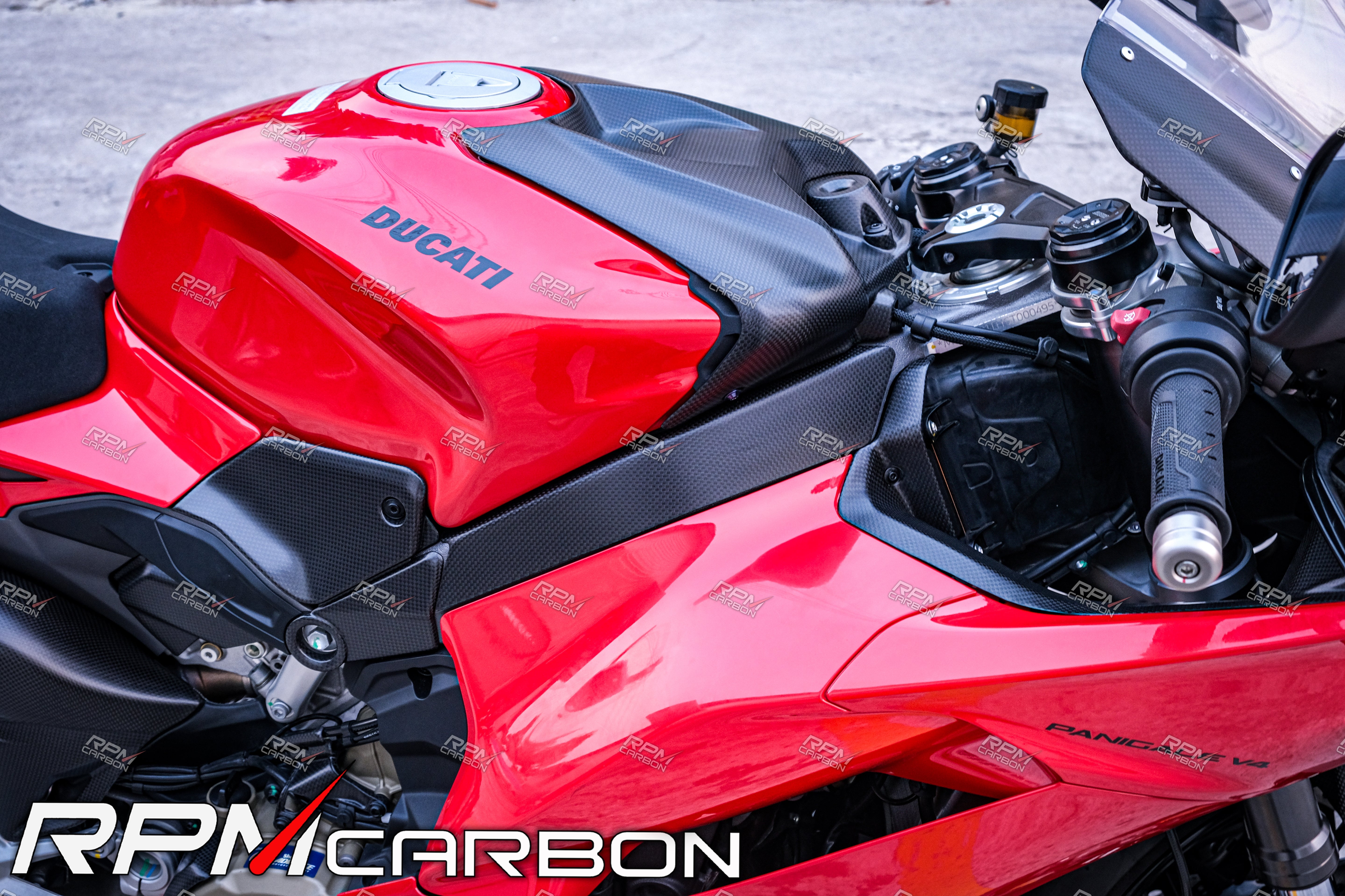 Ducati Panigale V4 Carbon Frame Covers (DP Version)