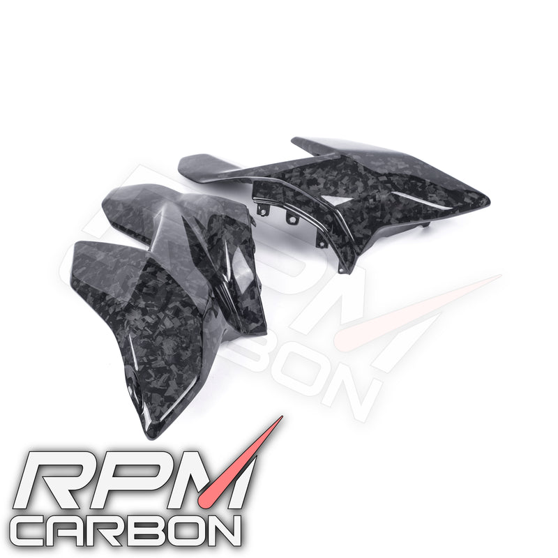 Ducati Streetfighter V4 Carbon Fiber Upper Tank Side Fairings