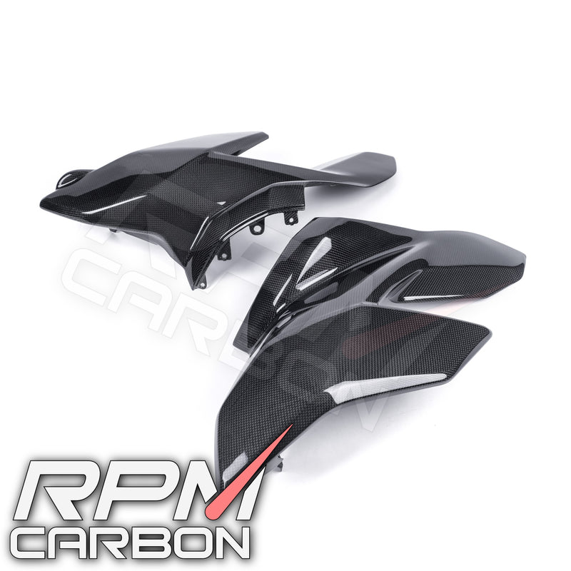 Ducati Streetfighter V4 Carbon Fiber Upper Tank Side Fairings